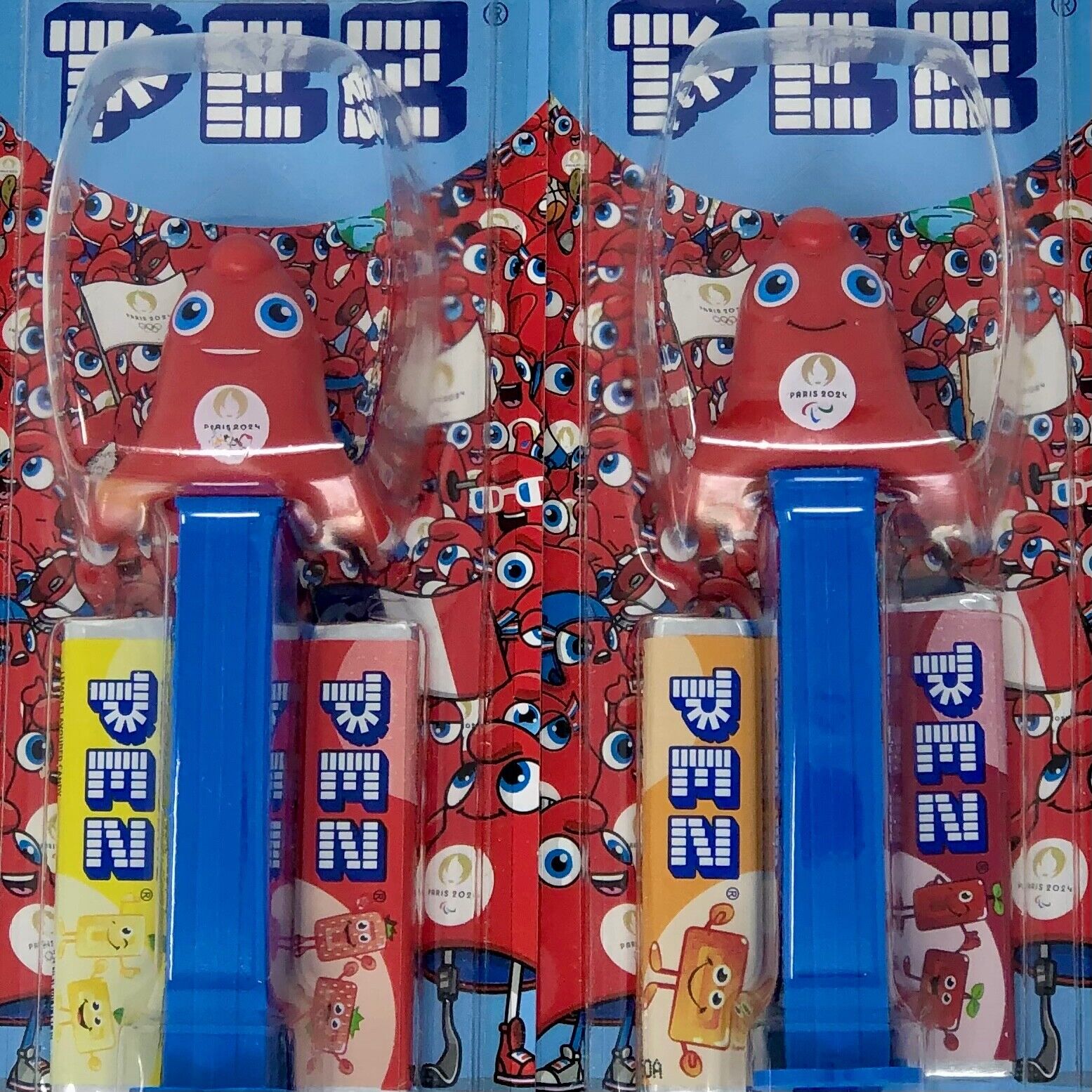 BACK IN STOCK SOON: 2024 Paris Olympics PEZ Set of 2 Mint on Cards