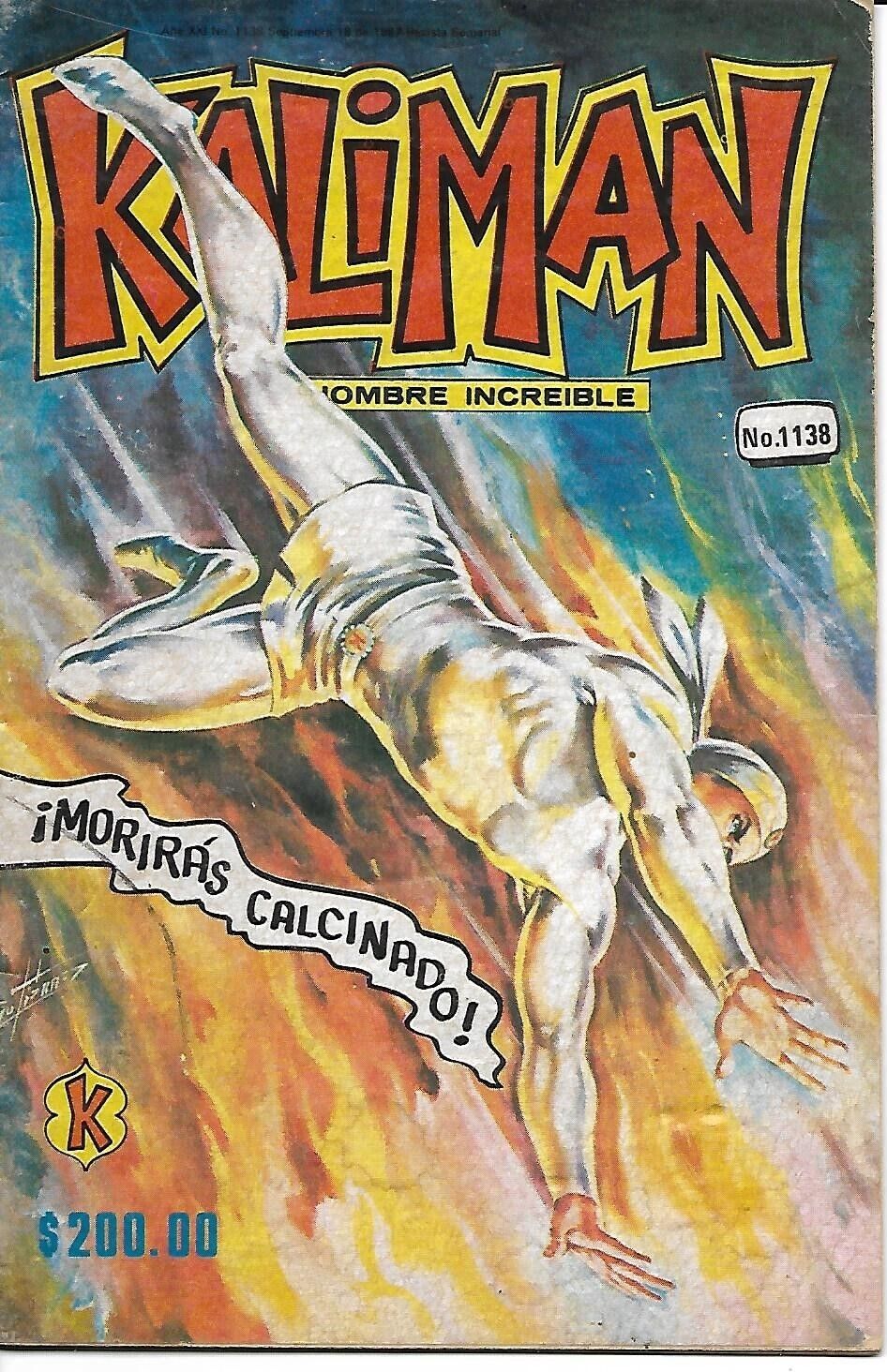 Kaliman El Hombre Increible #1138 - Septiembre 18, 1987
