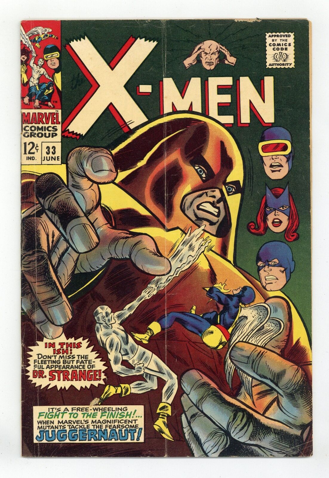 Uncanny X-Men #33 GD+ 2.5 1967