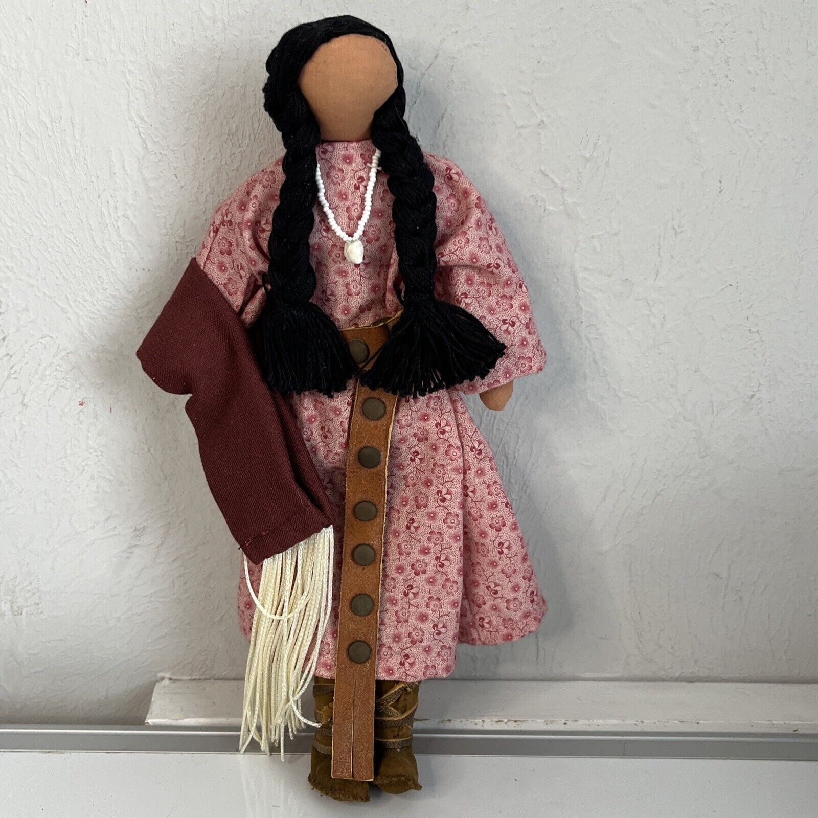 1991 Native American Doll Absaloka/Crow Unmarked Handmade Limited Edition 50