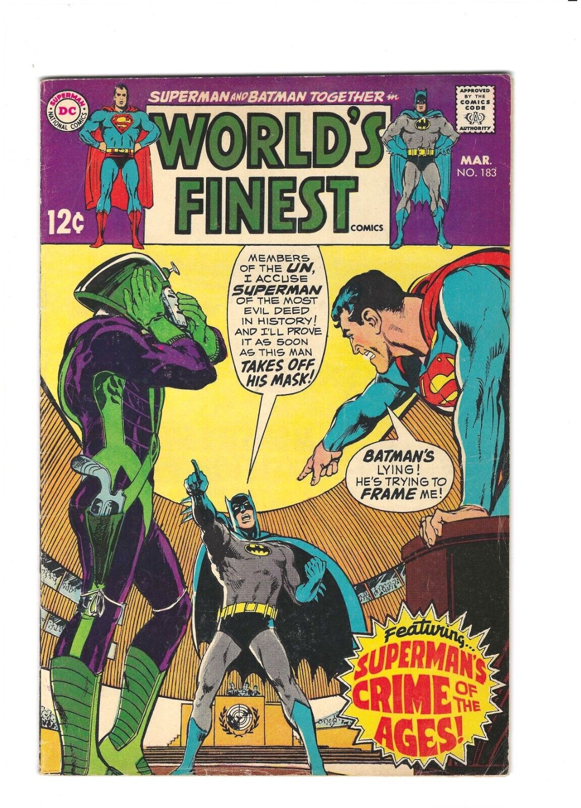 World's Finest #183: Dry Cleaned: Pressed: Scanned: Bagged & Boarded VF 8.0