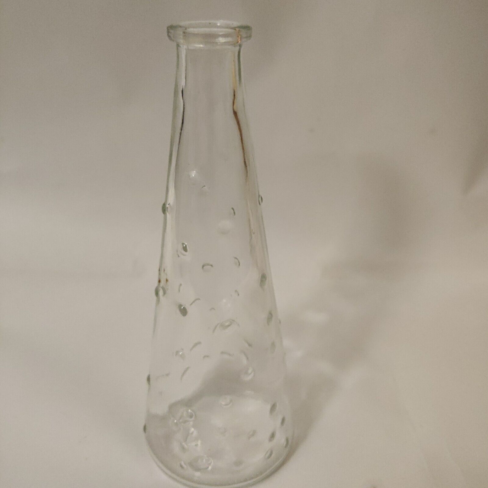 Emma Dafnus design Hobnail flower Ikea 7 inch vase clear glass 