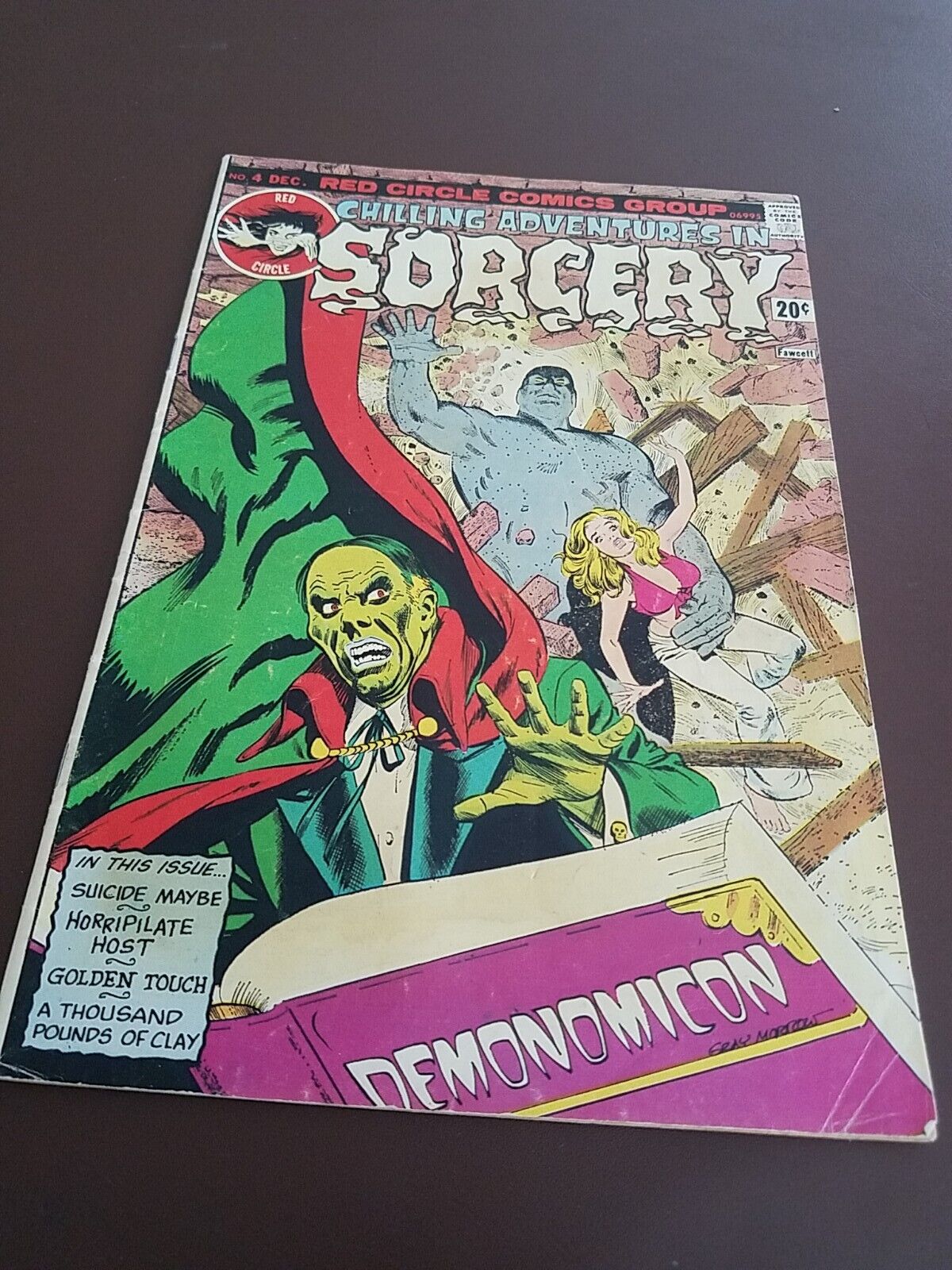 CHILLING ADVENTURES IN SORCERY #4, DECEMBER 1973 GOOD CONDITION GREAT ART 