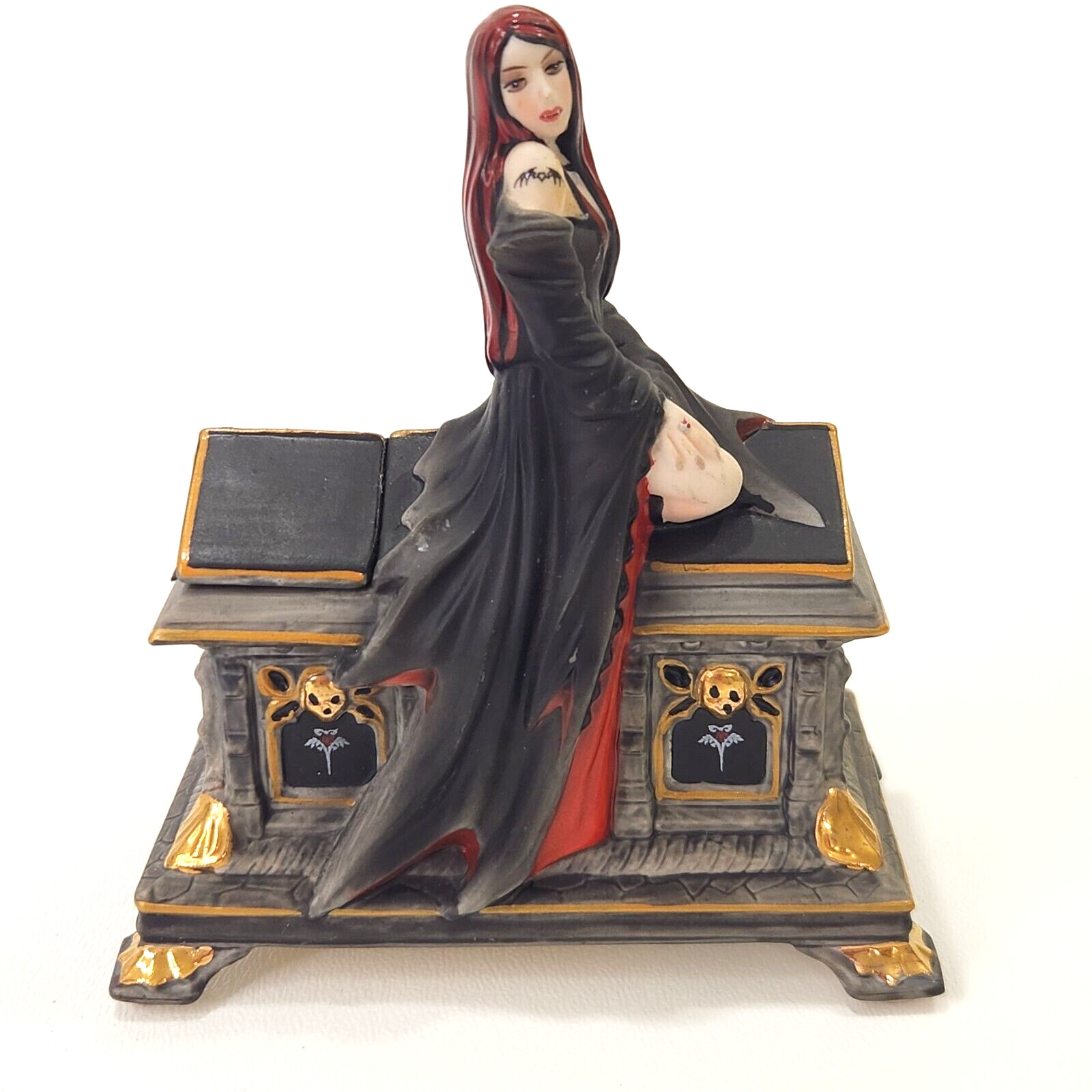 Love Without End by Anne Stokes Undying Devotion Heirloom Porcelain Music Box