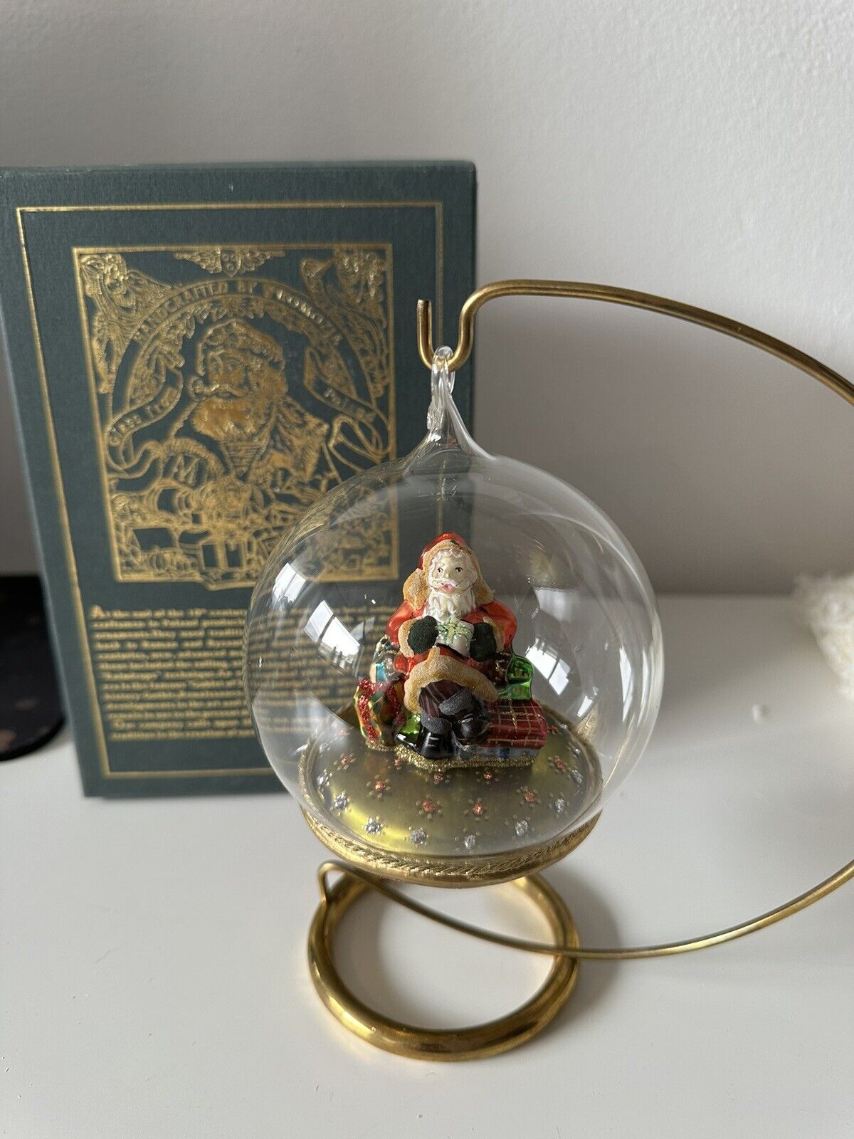 MOSTOWSKI KOMOZJA Hand Blown & Painted Christmas Ornament  MIB