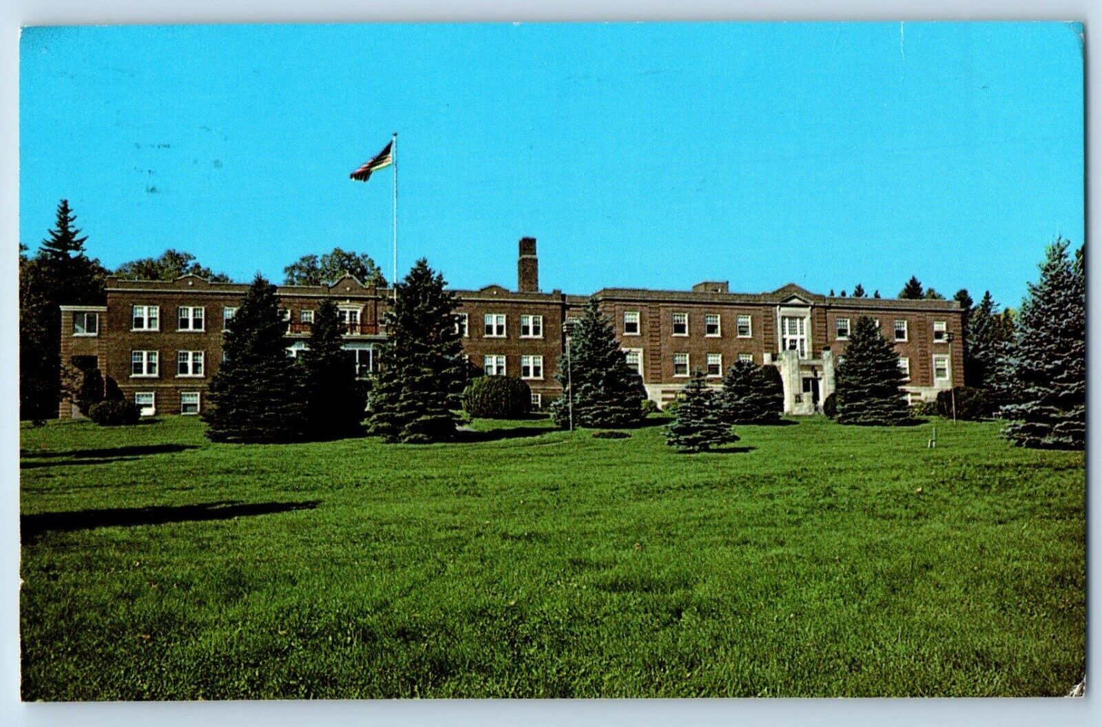 Duluth Minnesota Postcard Aftenro Home Evening Rest Exterior View Building c1975