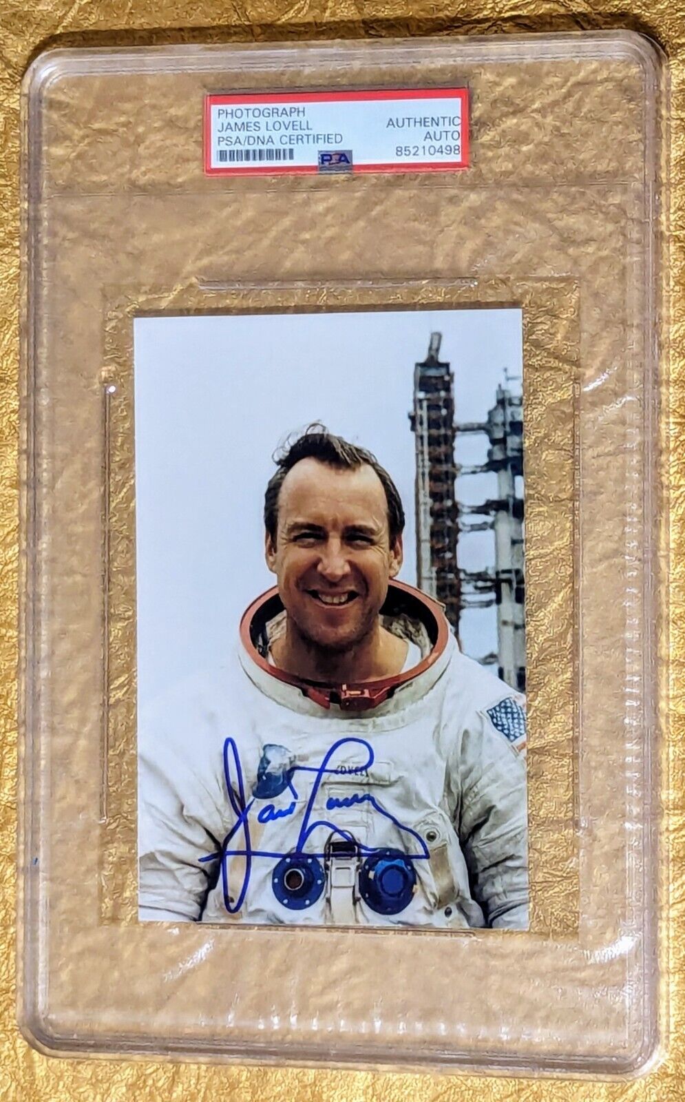 Jim Lovell Apollo 13 NASA Astronaut PSA DNA 🚀 Autograph Signed Photo