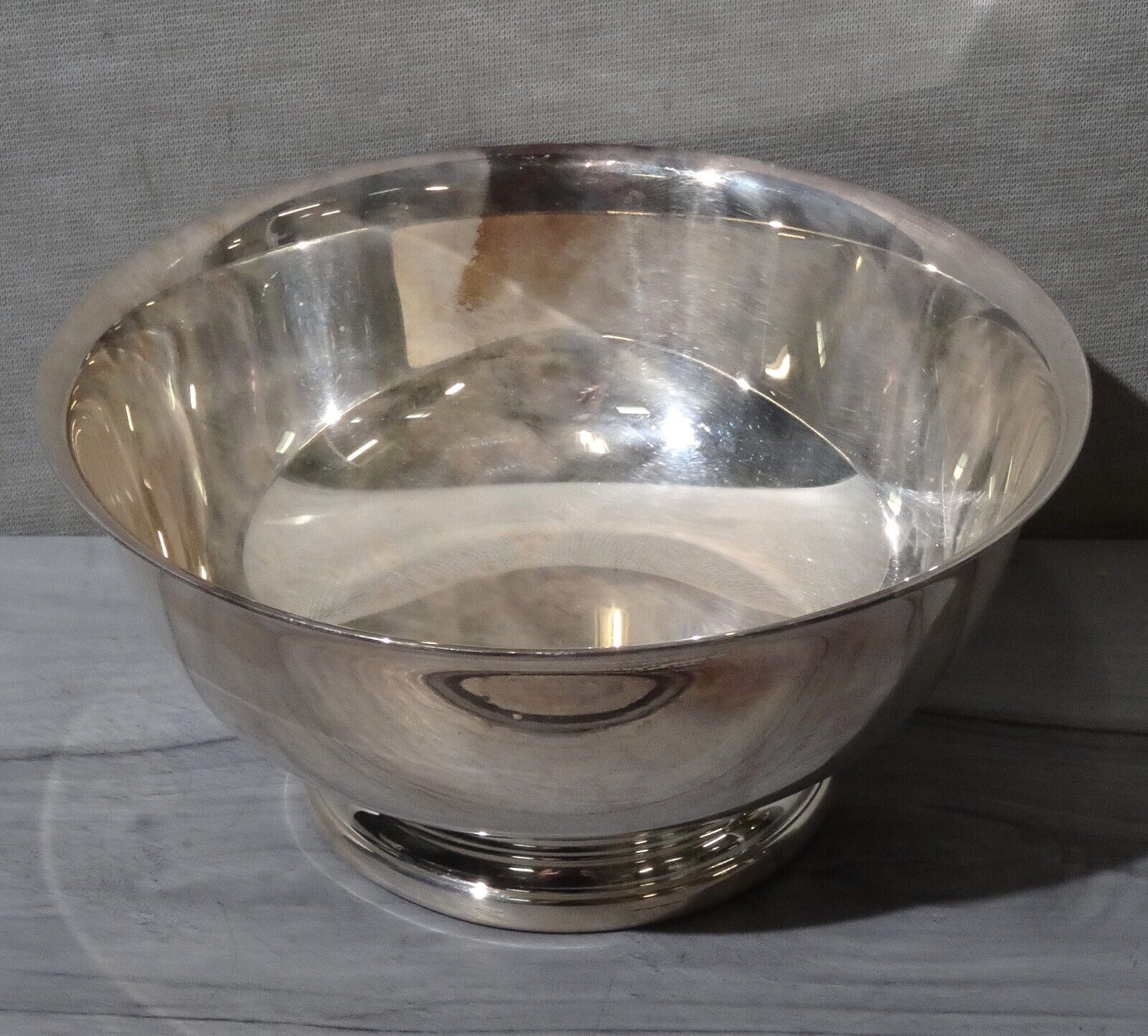 Vintage Gorham YC779 Silver Plate Footed Serving Bowl