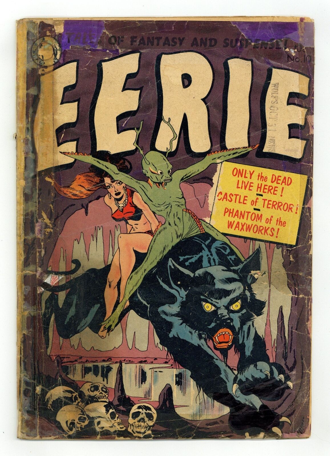 Eerie #10 PR 0.5 RESTORED 1952