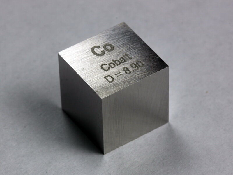 Cobalt density cube ultra precision 10.0x10.0x10.0mm  - Made in Germany