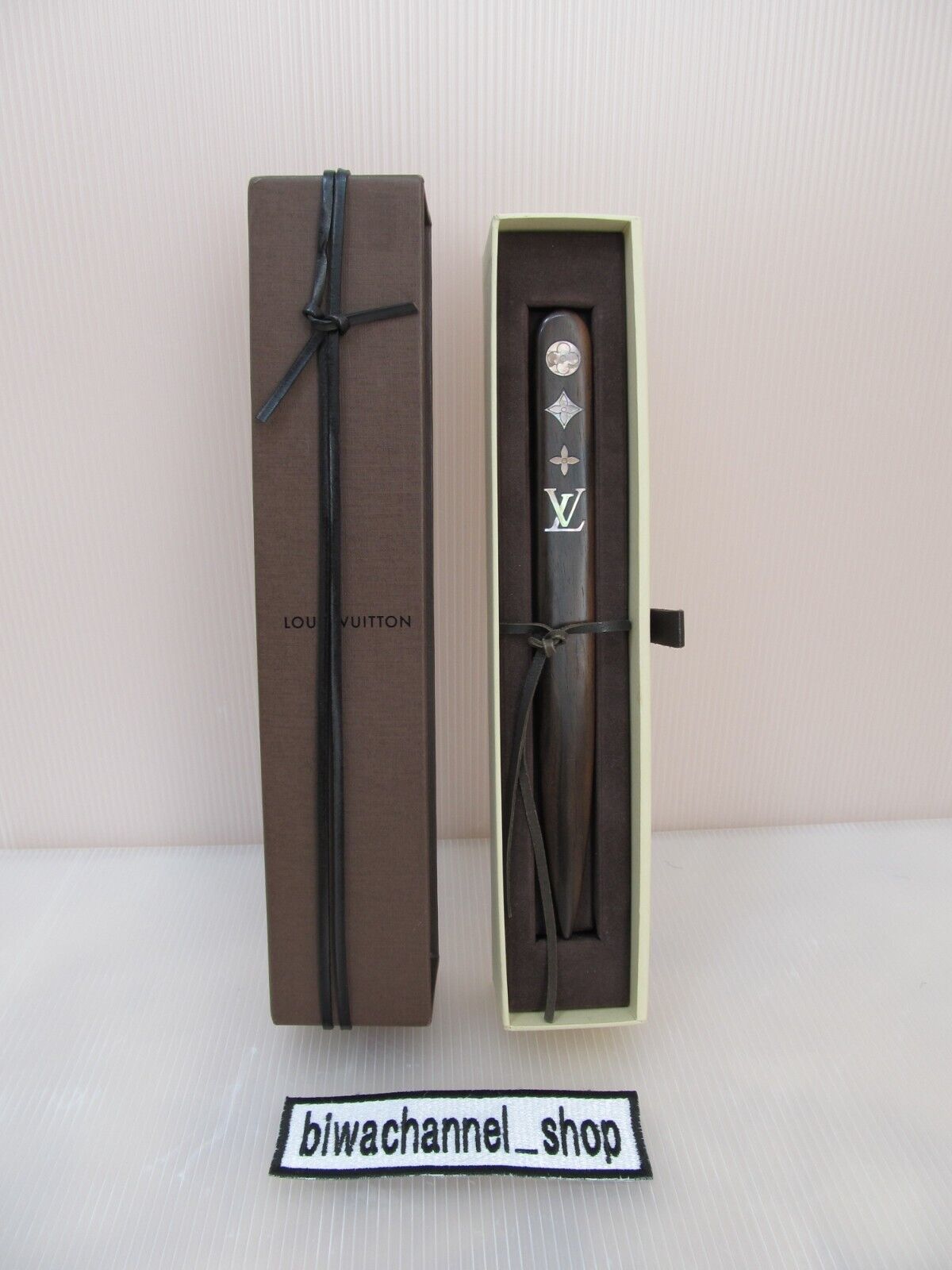 LOUIS VUITTON Novelty Wooden Paper Knife Letter Opener VIP Only Japan Limited