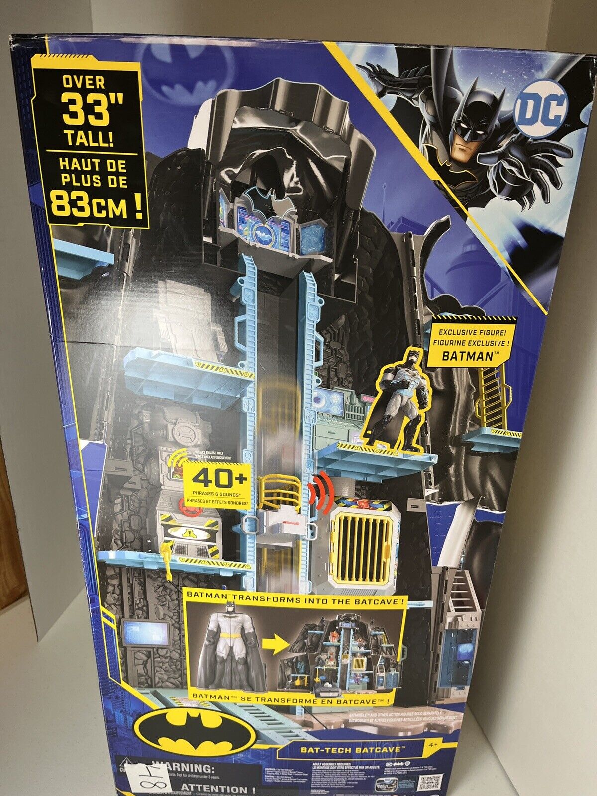 New DC Comics Batman Bat-Tech Batcave Giant Transforming Playset Exclusive
