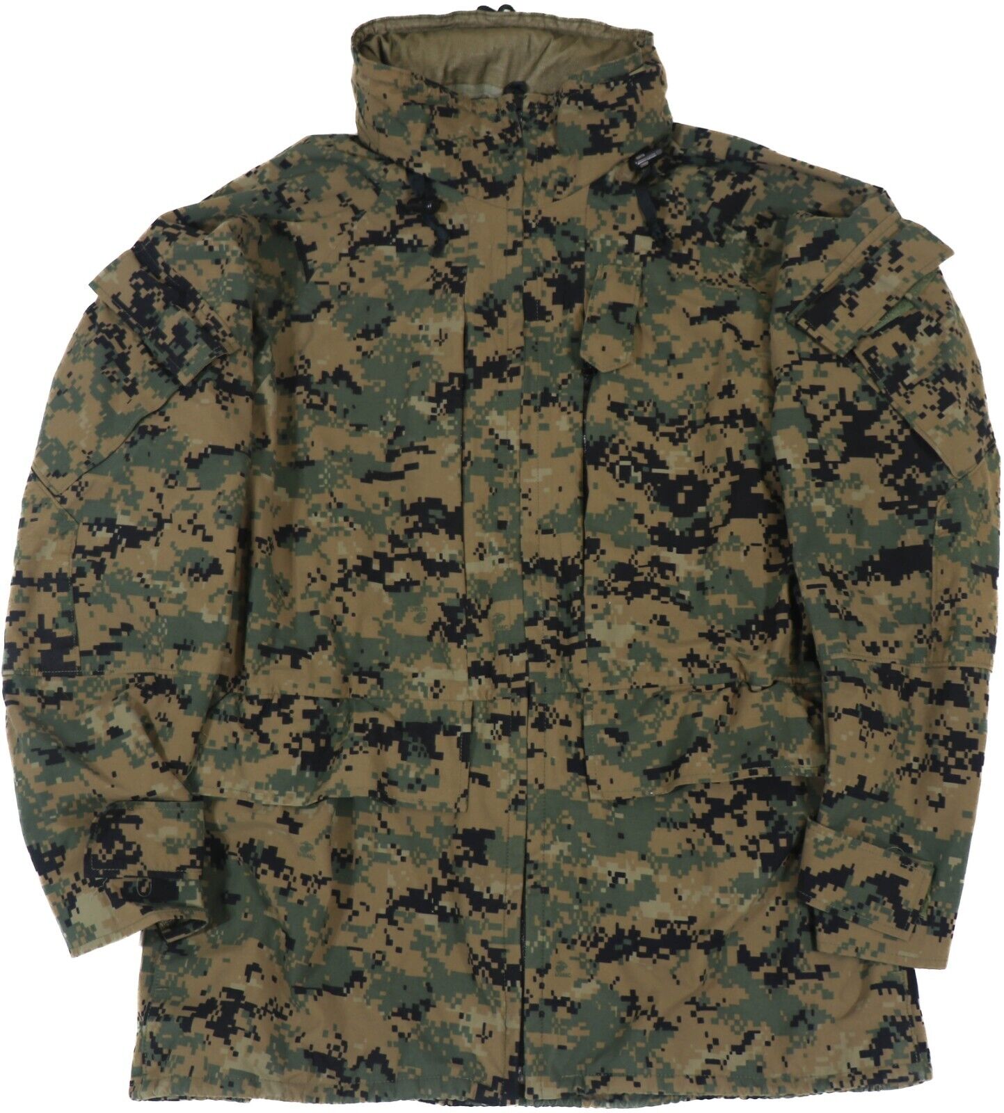 Small Regular USMC GoreTex Jacket APEC Parka MARPAT Woodland Camouflage Snow