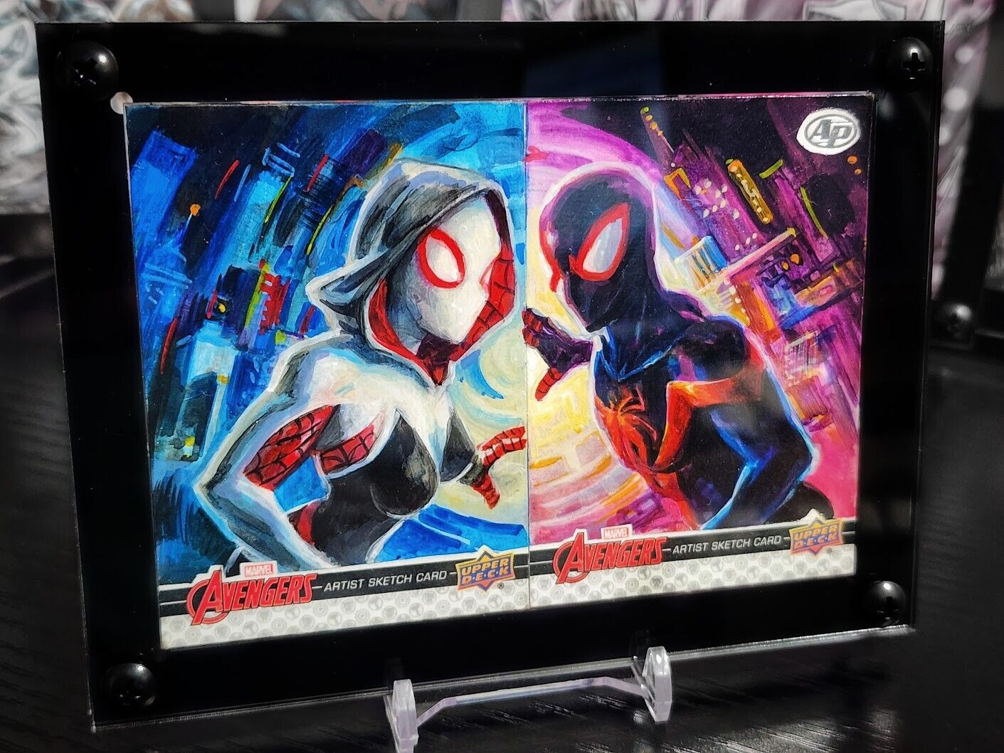FABIAN QUINTERO Ghost Spider Gwen / Miles Morales Puzzle Sketch Painting