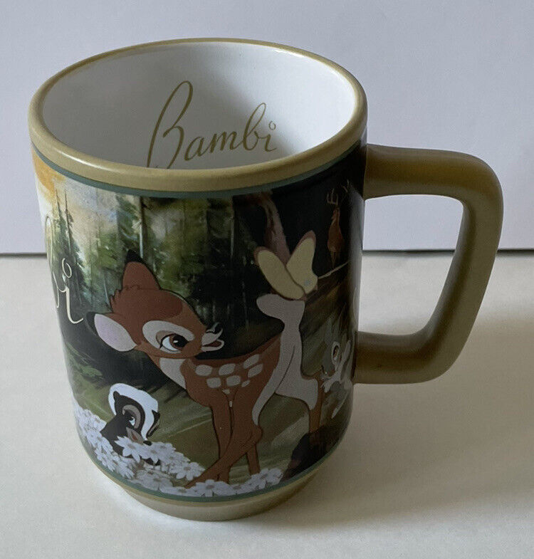 Disney Bambi Coffee Mug Cup Movie Moments Authentic RARE