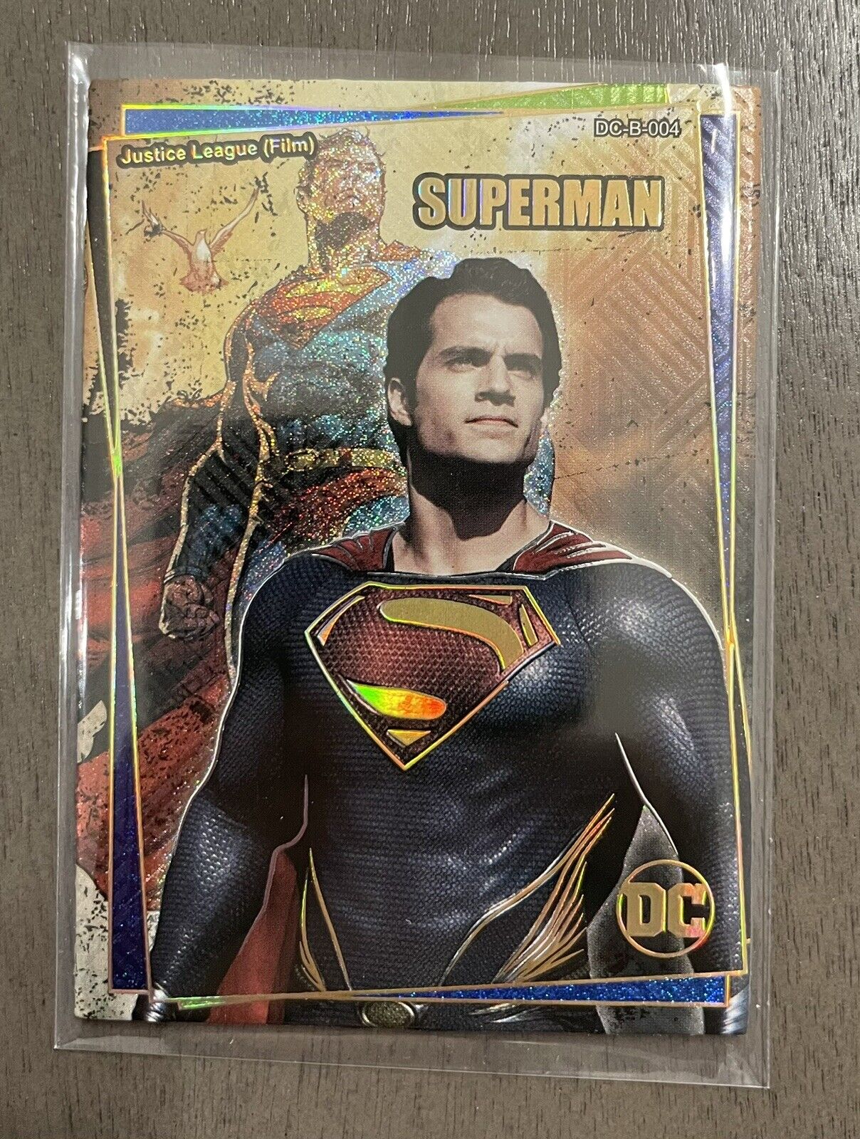 DCEU 2022 Trading Card Superman Henry Cavill Rare B-004 Justice League Series 1