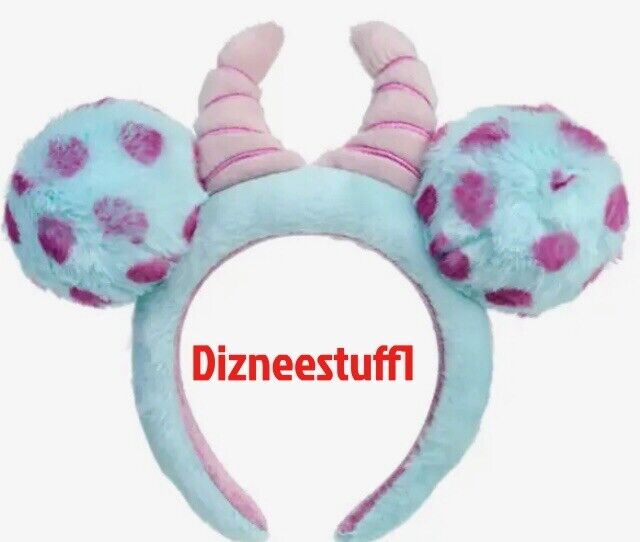 Disney Pixar Monsters Inc Disney Parks Sulley Sully Fuzzy Ear Headband 2023