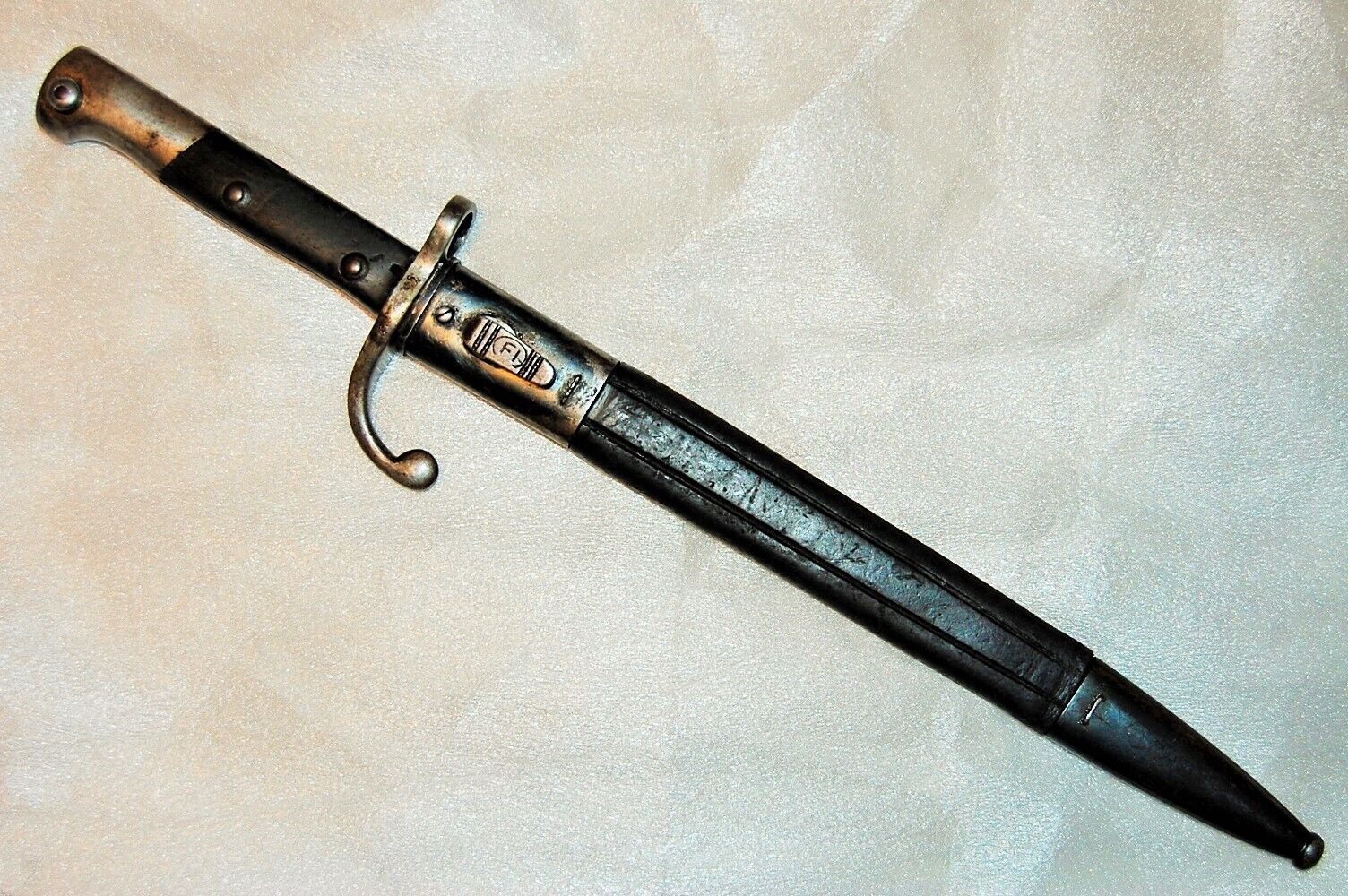 M1908 Bayonet Knife & Scabbard for Mauser Rifles - Vintage Antique