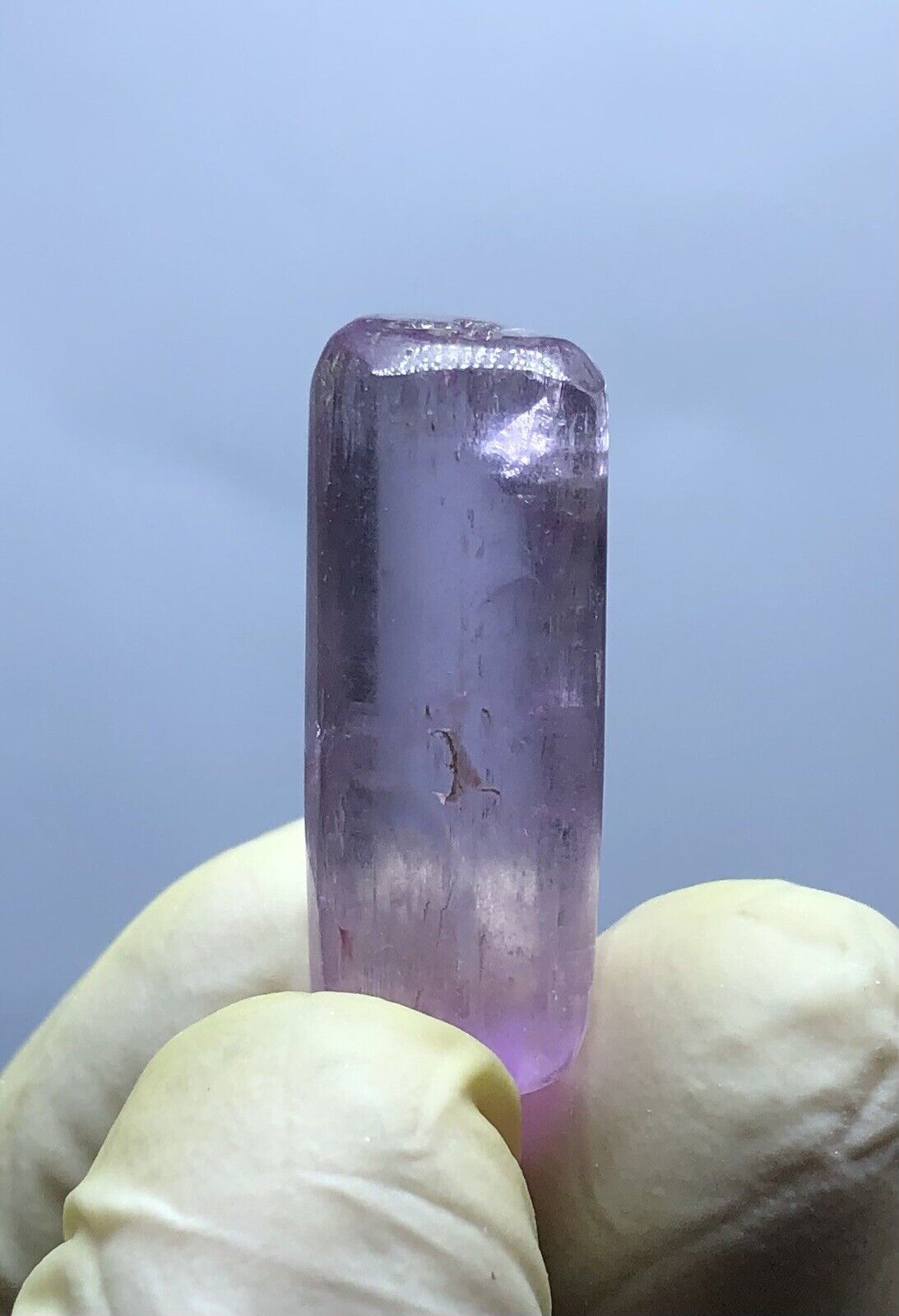 Stunning Natural Terminated Purple Kunzite Crystal From Afghanistan
