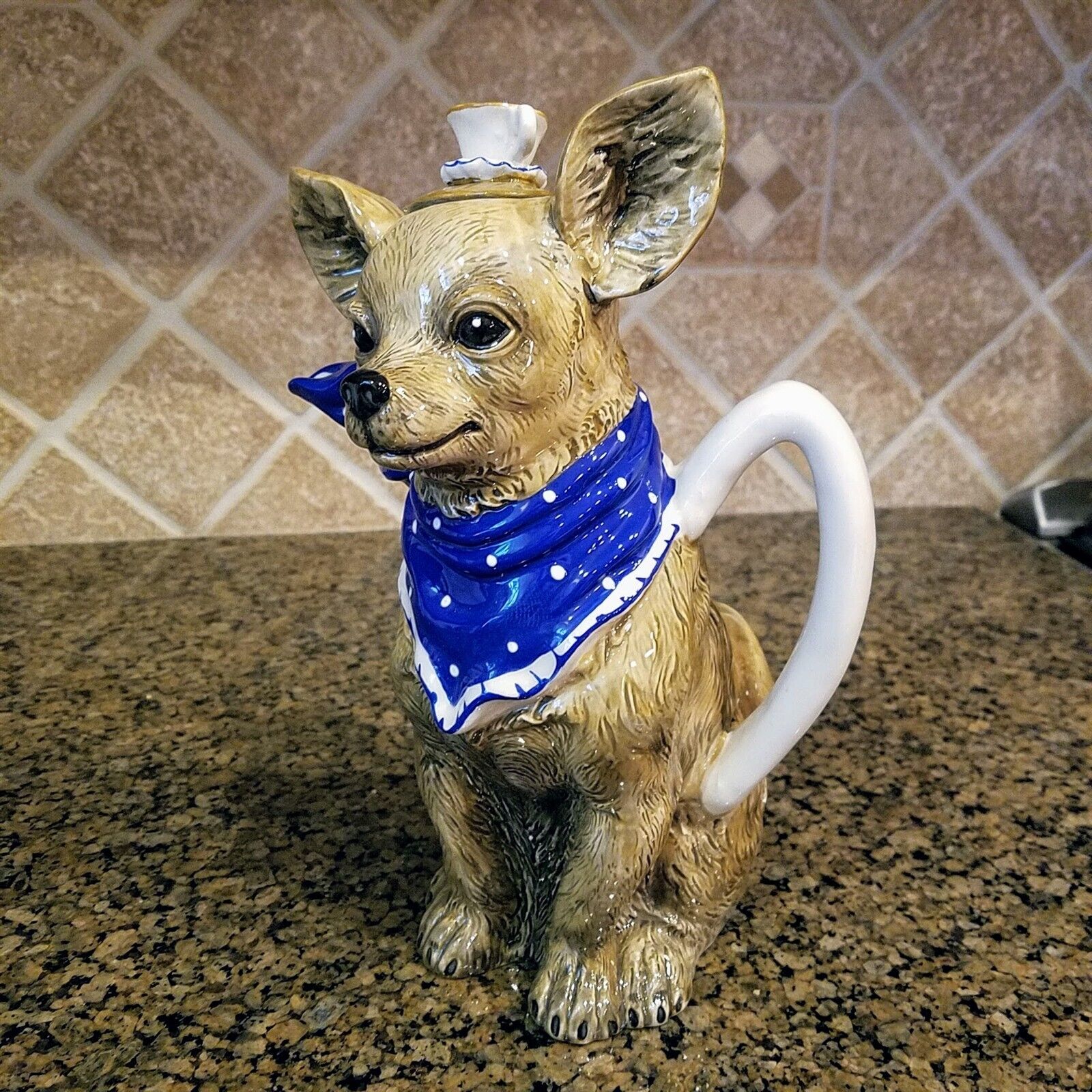 Tea with Diddy Teapot Chihuahua Dog Tea Pot by Blue Sky and Heather Goldminc