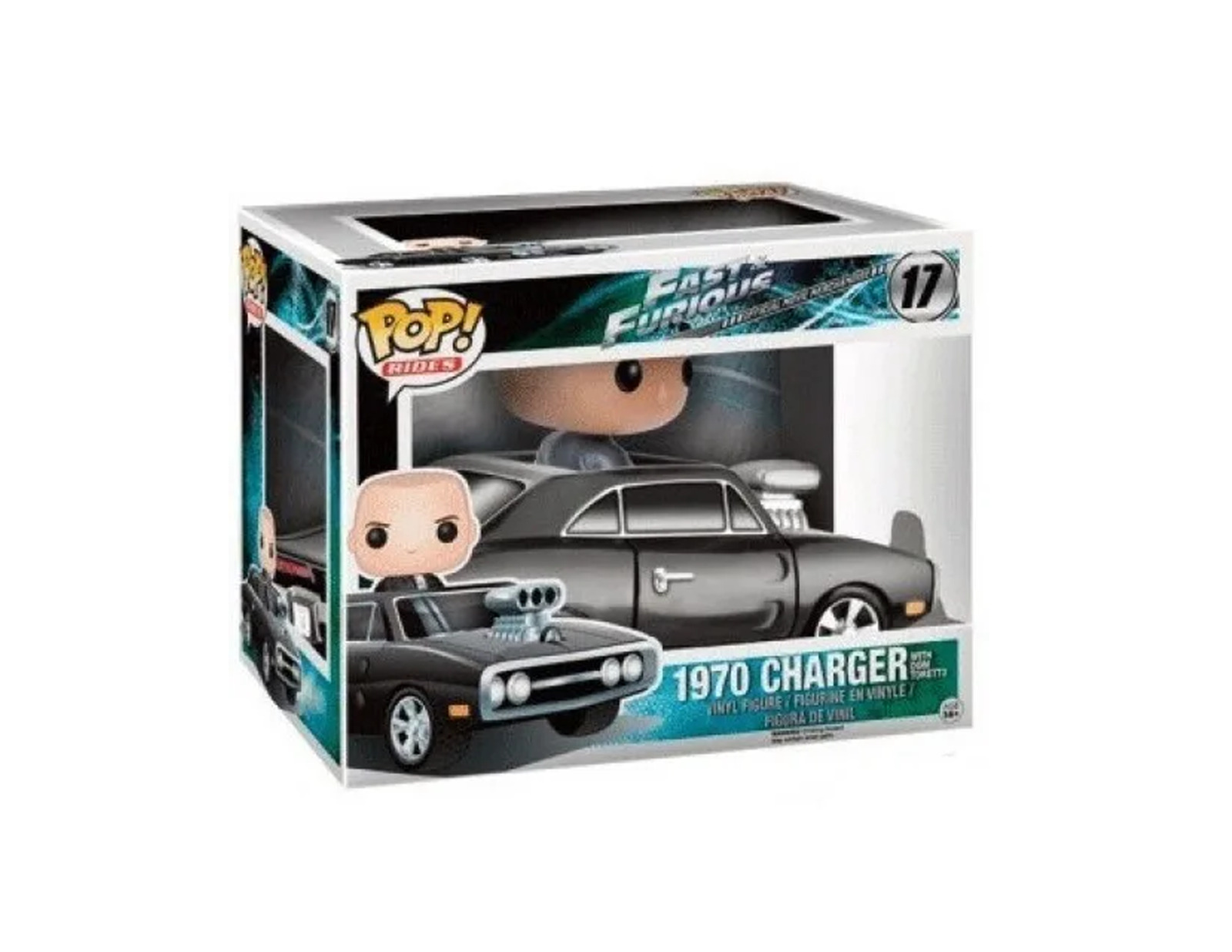 Funko POP Fast & Furious - Dom Toretto with Charger #17 with Soft Protector
