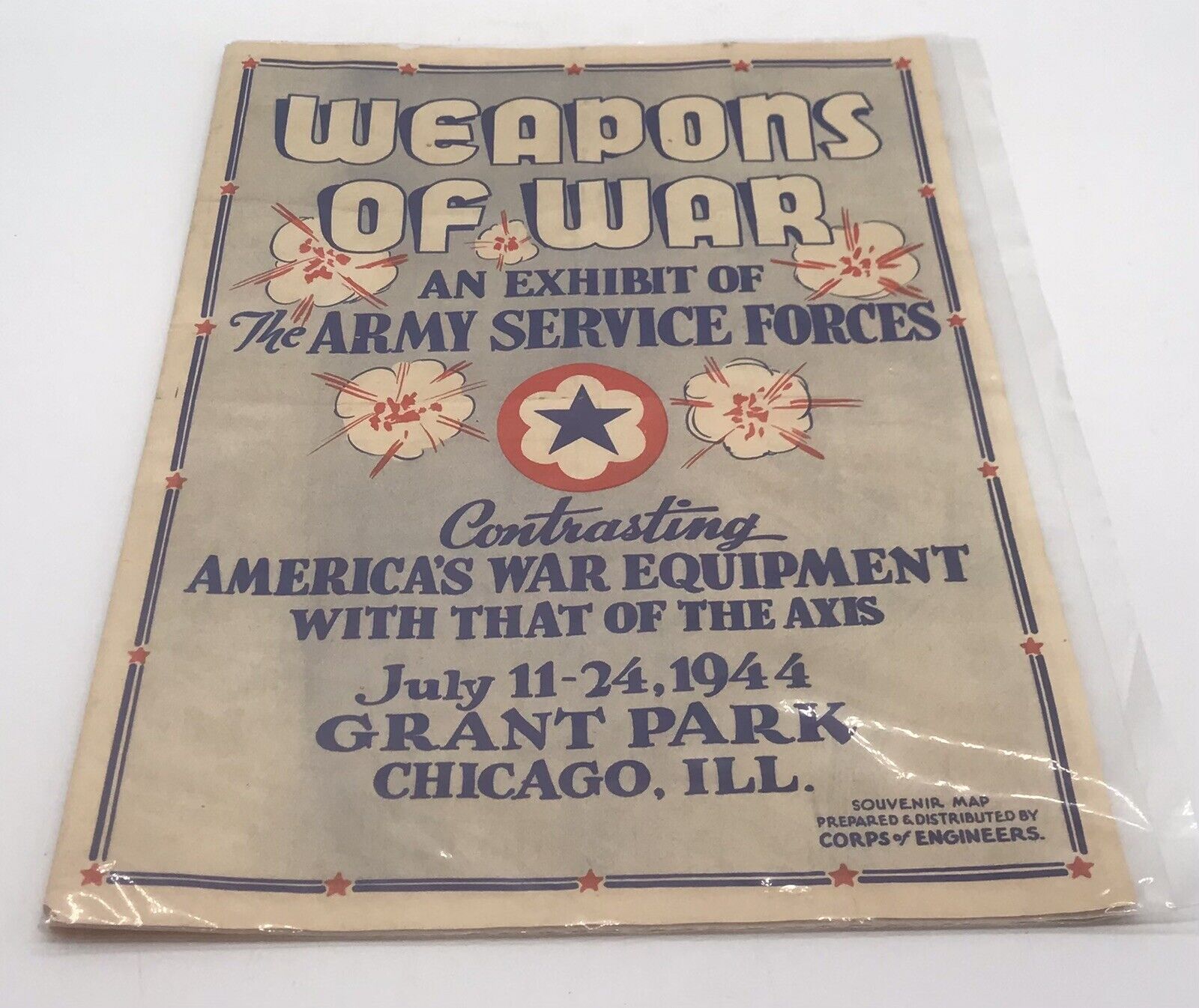 1944 Weapons of War An Exhibit of the Army Service Forces MAP Grant Park Chicago
