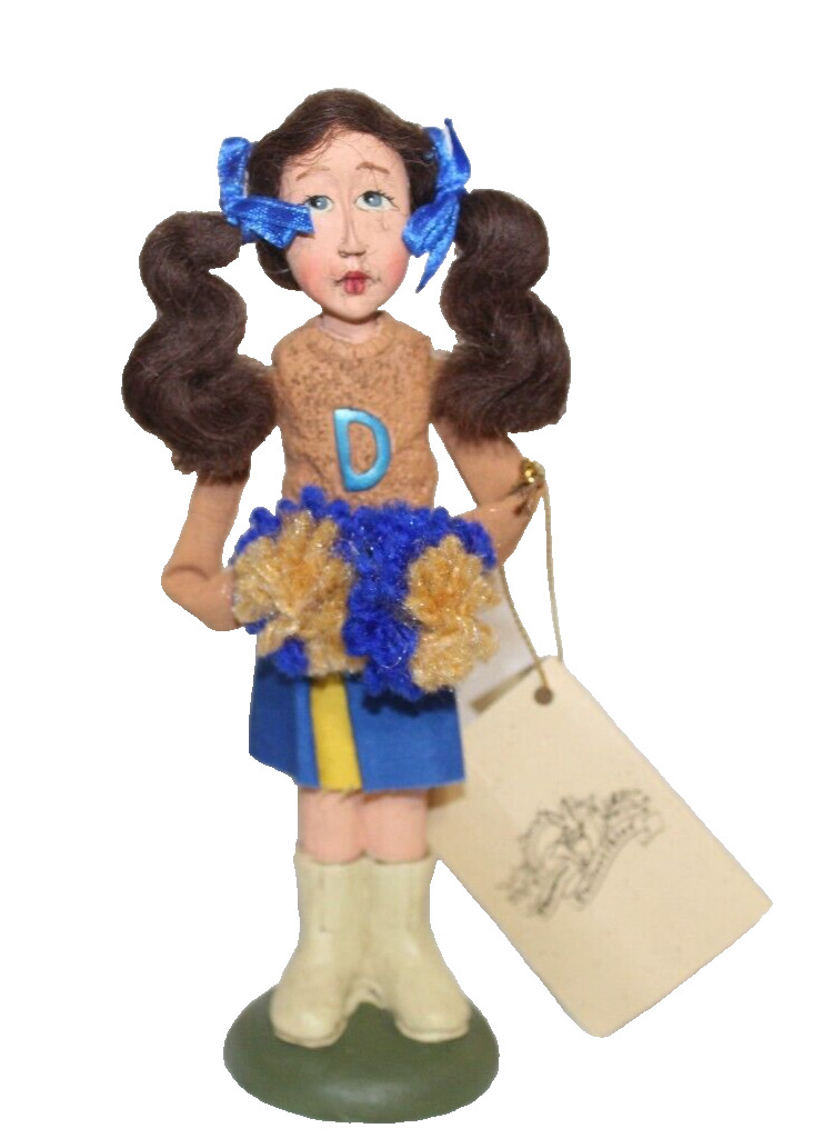 Melancholy Dollies Missy Cheerleader Figurine Sandy Harrison 1994