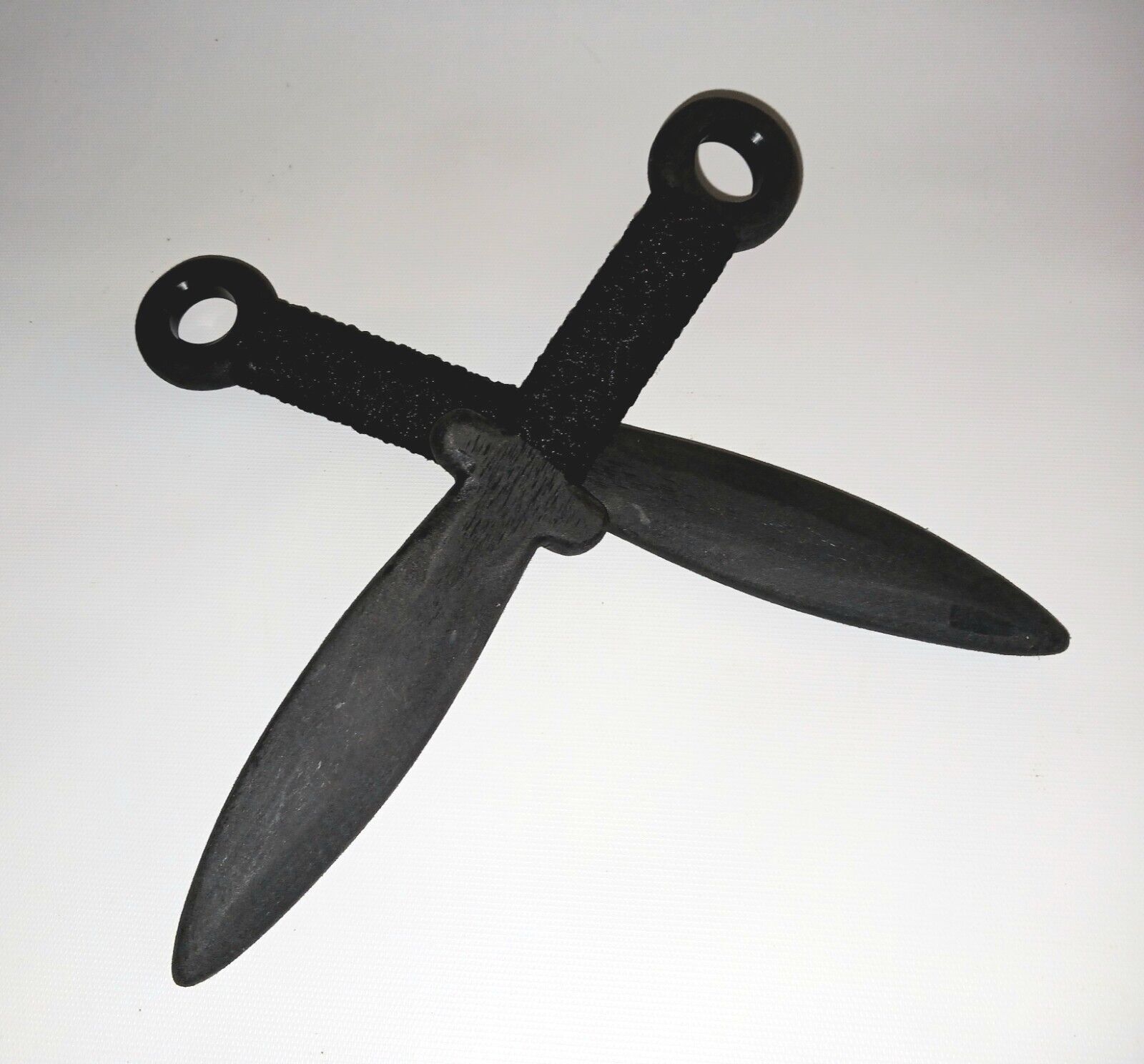 Training Knife Trainer Double Daggers Black Shaolin Dagger Practice Kung Fu