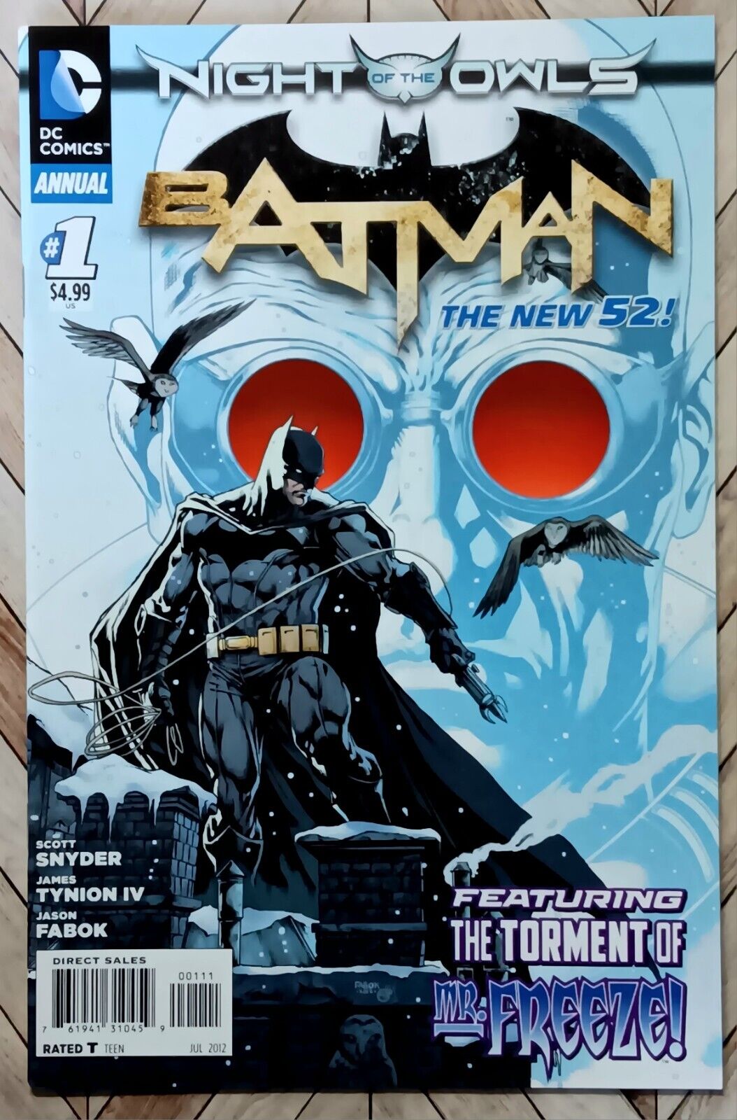 Batman Annual #1: Night of the Owls - VF/NM - 2012 - DC Comics - New 52 🔥 