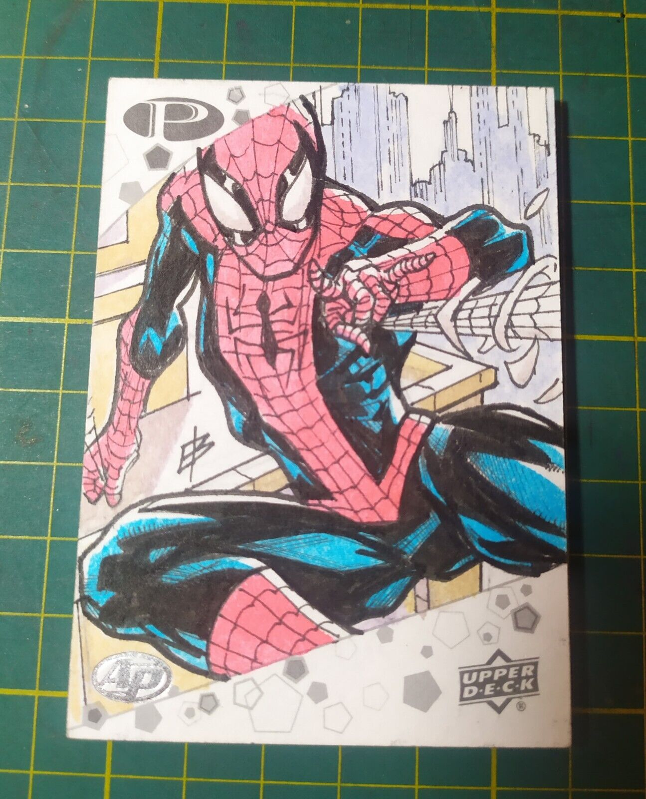 2021 Upper Deck Marvel Premier Sketch Card - Spider-Man  1/1 - by Ed Bilas