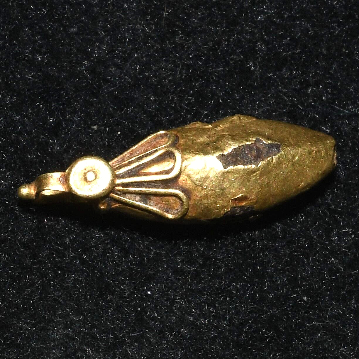 Authentic Ancient Roman Gold Pendant Amulet Circa 1st - 2nd Century AD