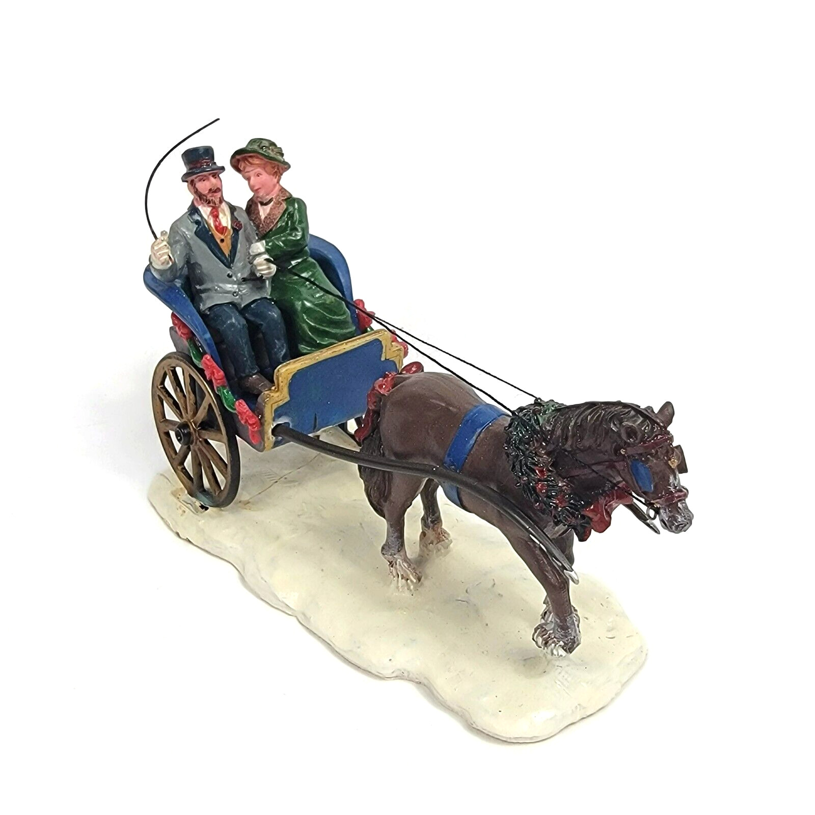 Vintage Lemax Village Collection Buggyride Courting 2006 Christmas Decor