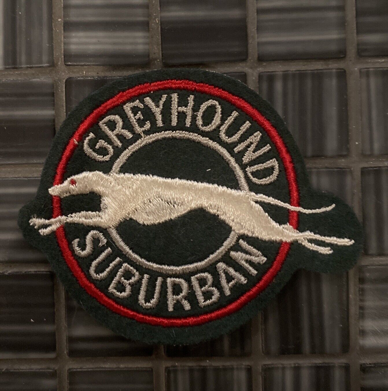 Vintage Greyhound Suburban Bus Patch 1940s?