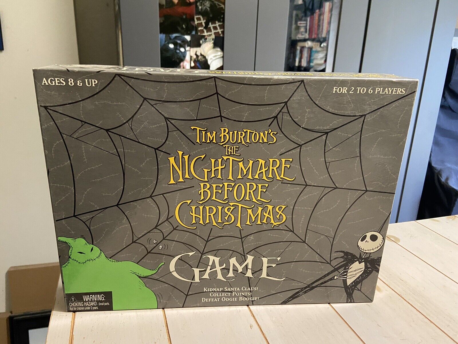 Tim Burton s The Nightmare Before Christmas Board Game NECA used but complete