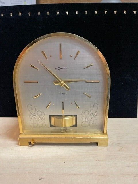 Jaeger-LeCoultre Atmos Borne Perpetual Clock Brass 1960\'s Needs Service DS30