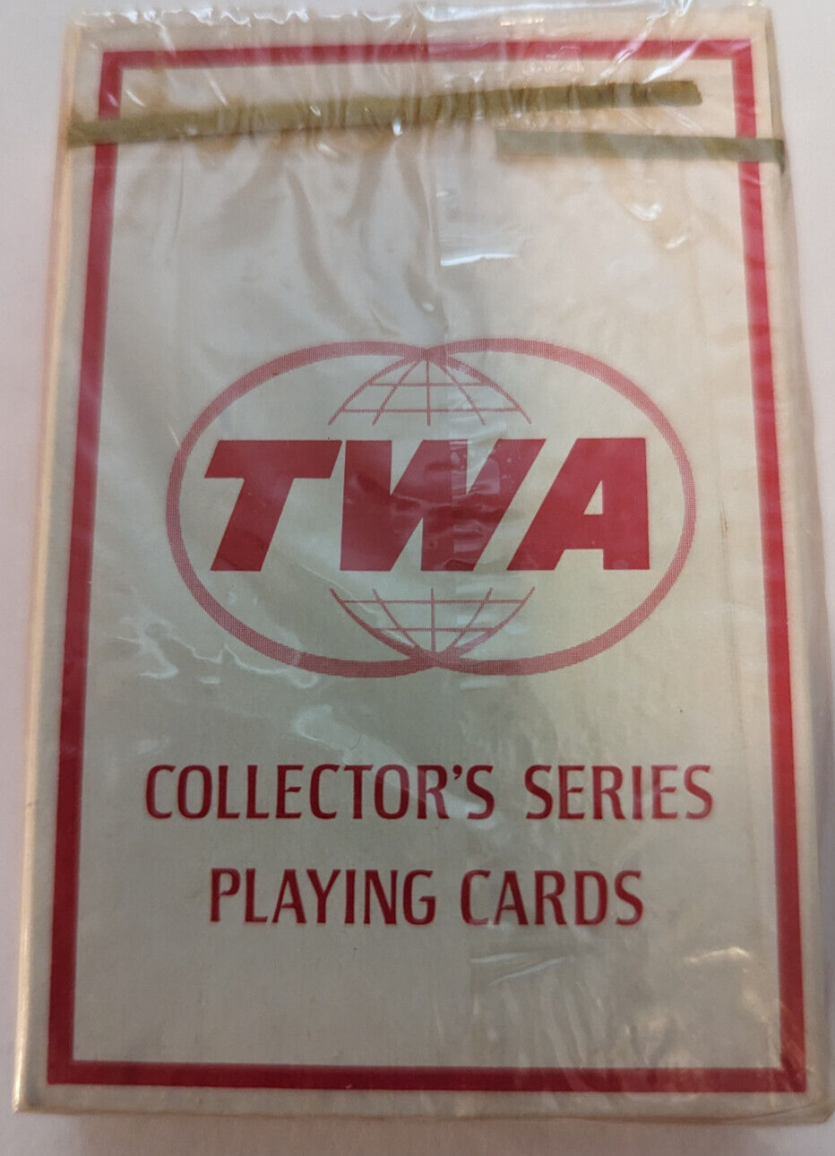 Vintage TWA Collector's Series Playing Cards Lockeed 749-1950 NEW Sealed