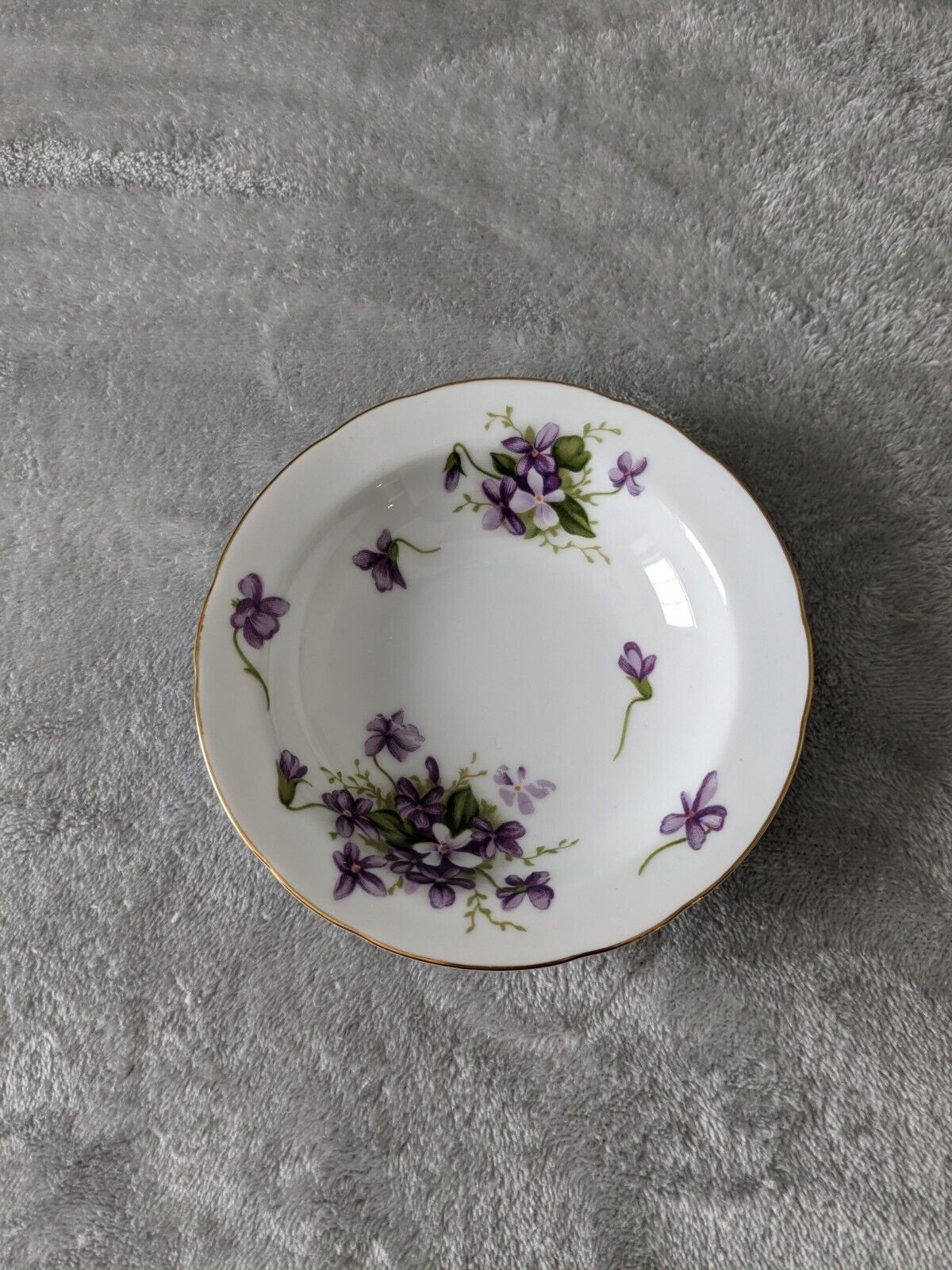 Vintage Rossetti Spring Violets Dessert Bowl 5.5\