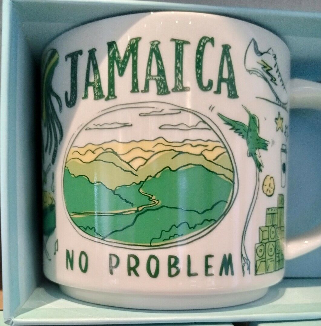 Starbucks Glass Coffee Mug Jamaica Been There Mug 14 ounces-- No problem