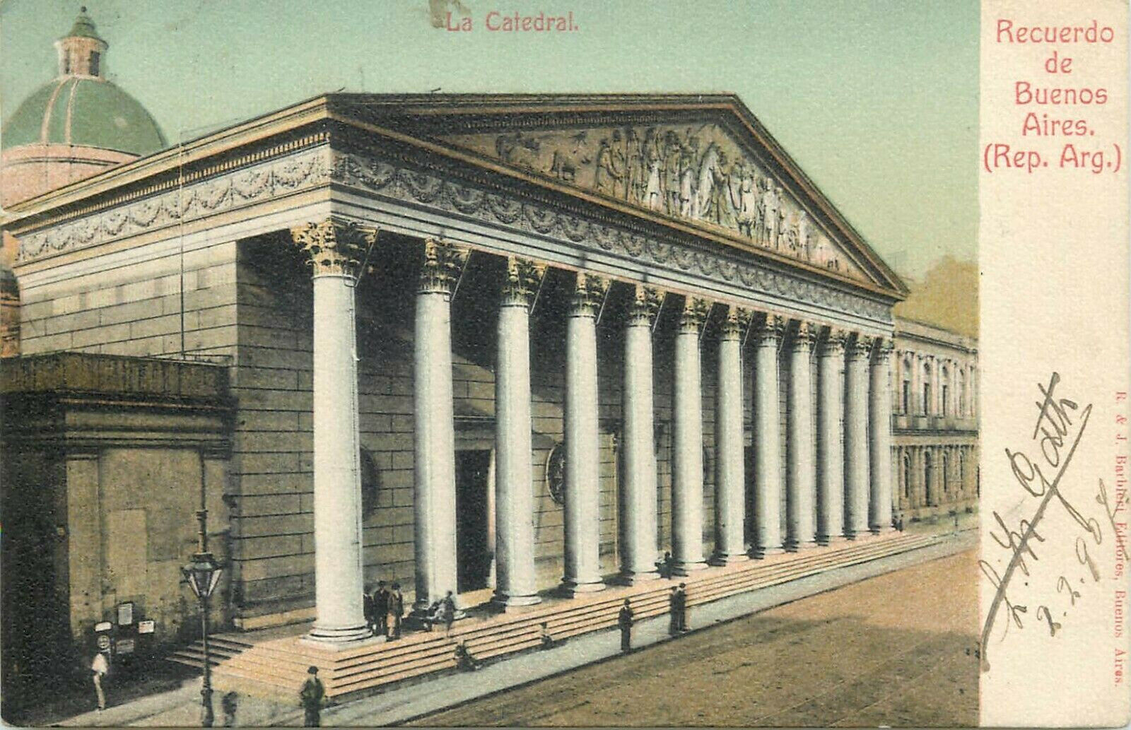 Republica Argentina Buenos Aires Cathedral 1907