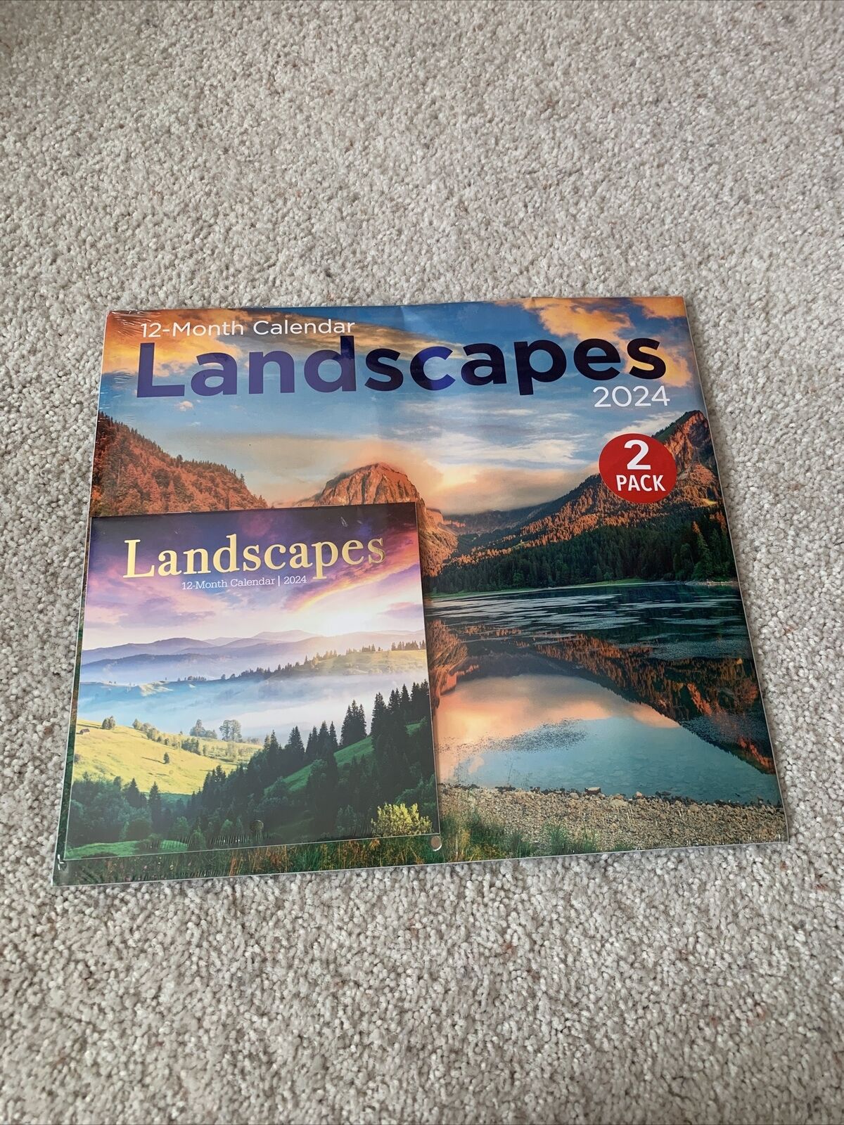 2024 Landscapes 12 Month Wall Calendars 2pk 12\