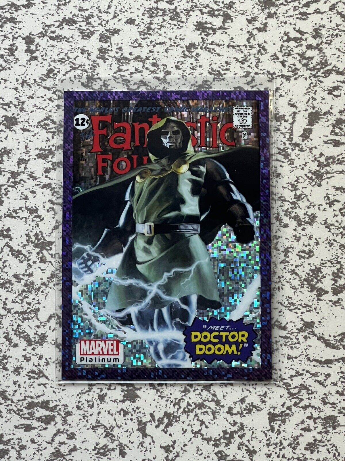 Upper Deck Marvel Platinum Doctor Doom Purple Pixel Cover Variant #27/35