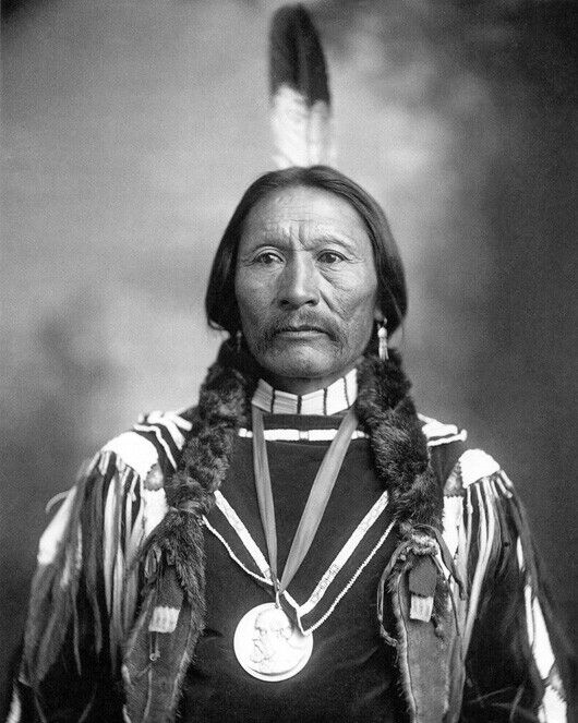 1899 Native American CHIEF BUCKSKIN CHARLEY 8x10 Photo Southern Ute Tribe Print 