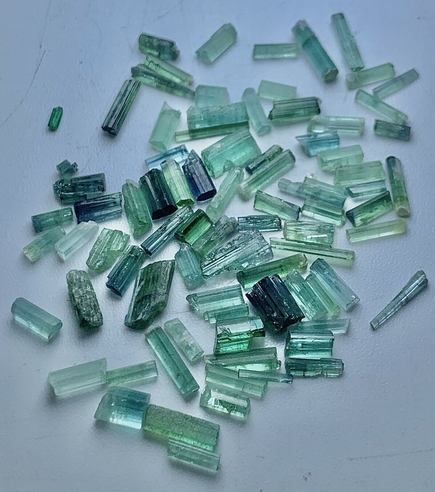 35 Carat Beautiful Lot Of Tourmaline Crystals From Afghanistan