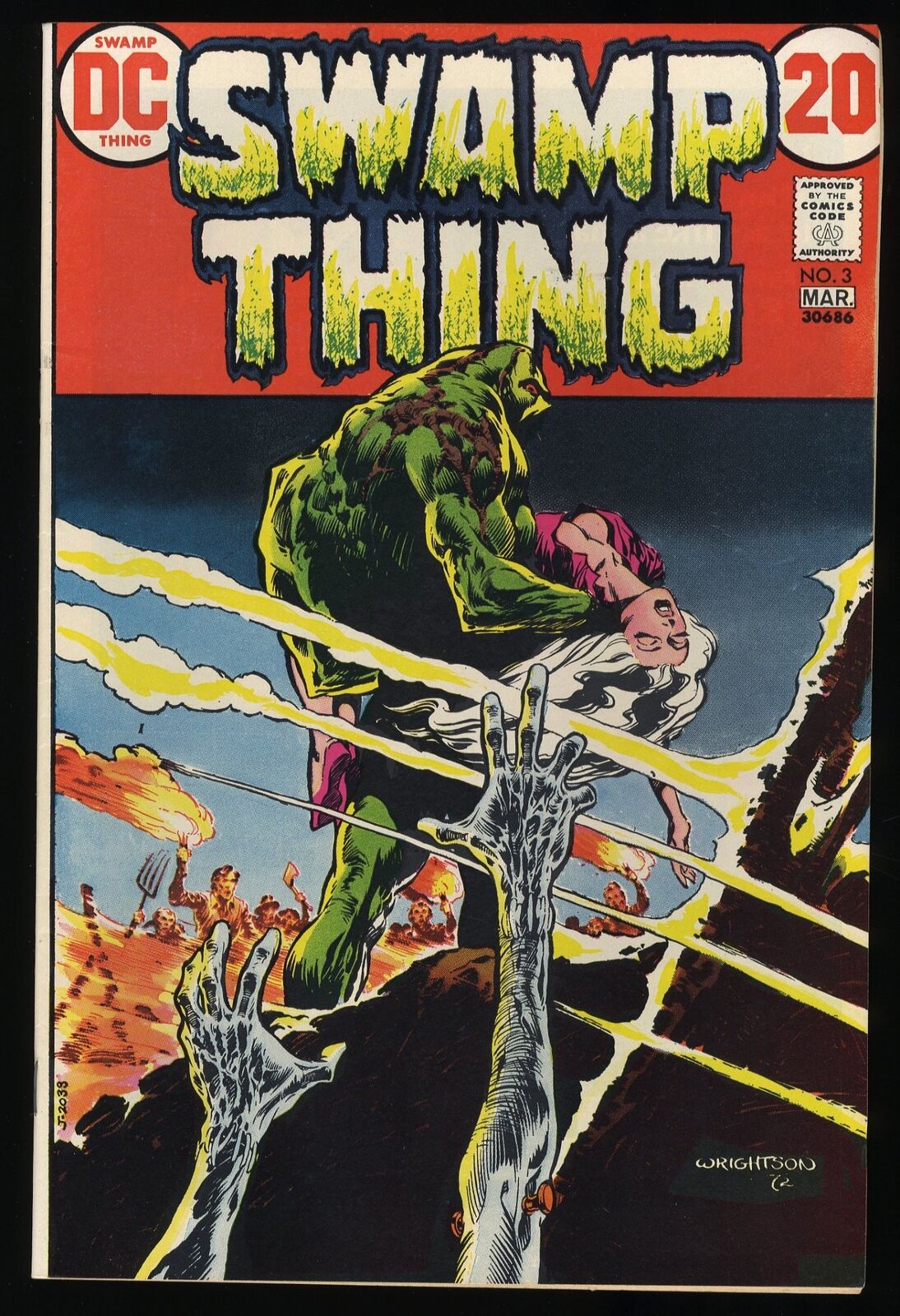 Swamp Thing #3 VF+ 8.5 Bernie Wrightson Art DC Comics 1973