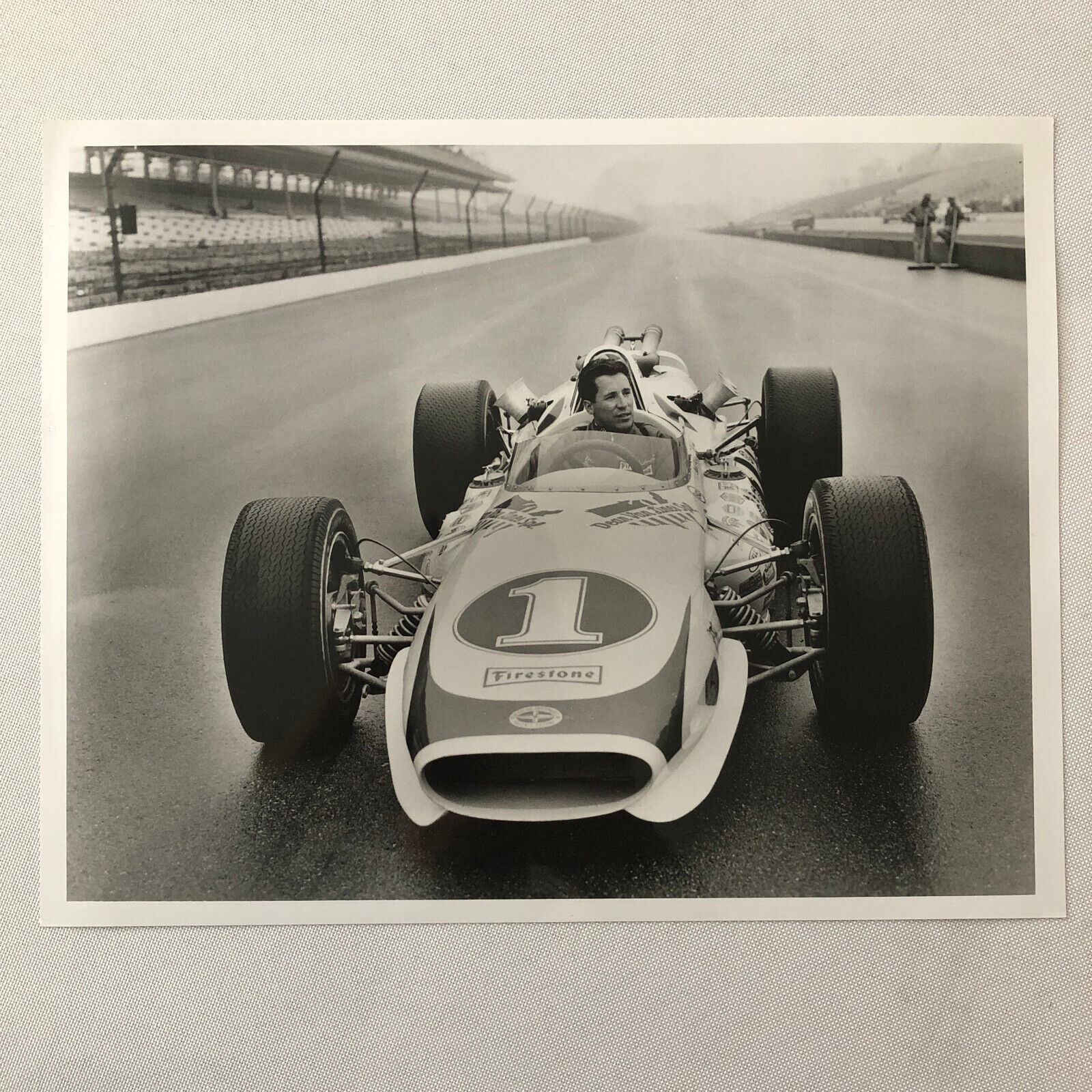 Mario Andretti Indianapolis 500 Indy 500 Racing Photo Photograph 1967 Ford