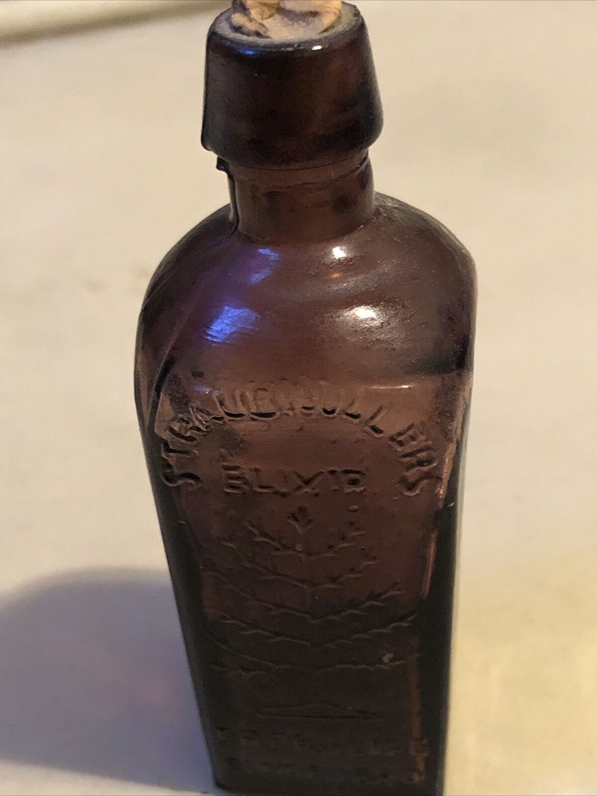Vintage 3” Nectar Of The Golden Life Wheaton Bottle