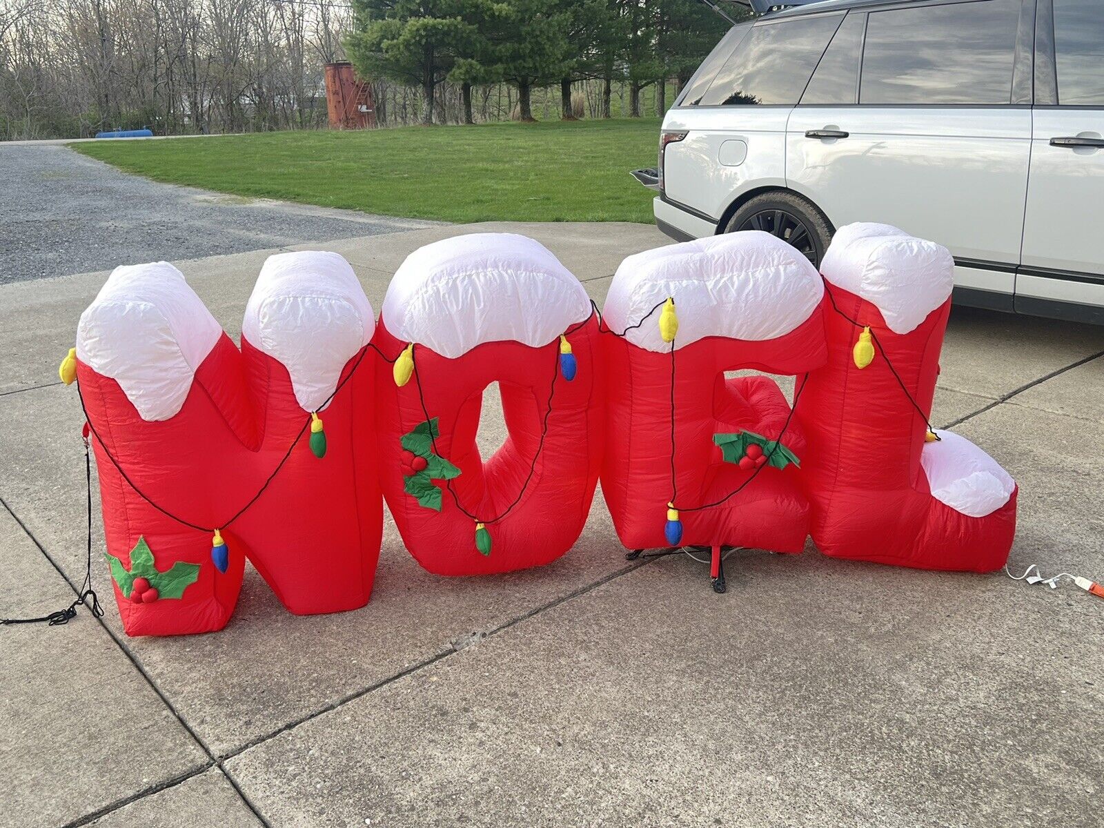 8ft Gemmy Airblown Inflatable Christmas NOEL