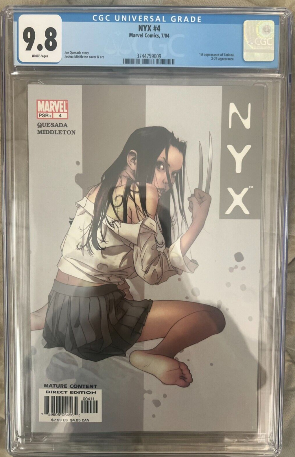 NYX #4 | 2nd Appearance of X-23 Laura Kinney |