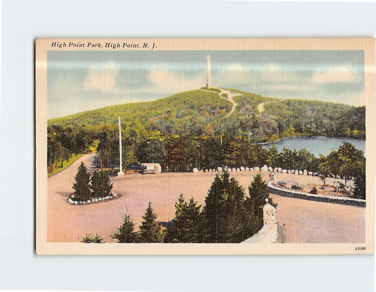 Postcard High Point Park High Point New Jersey USA