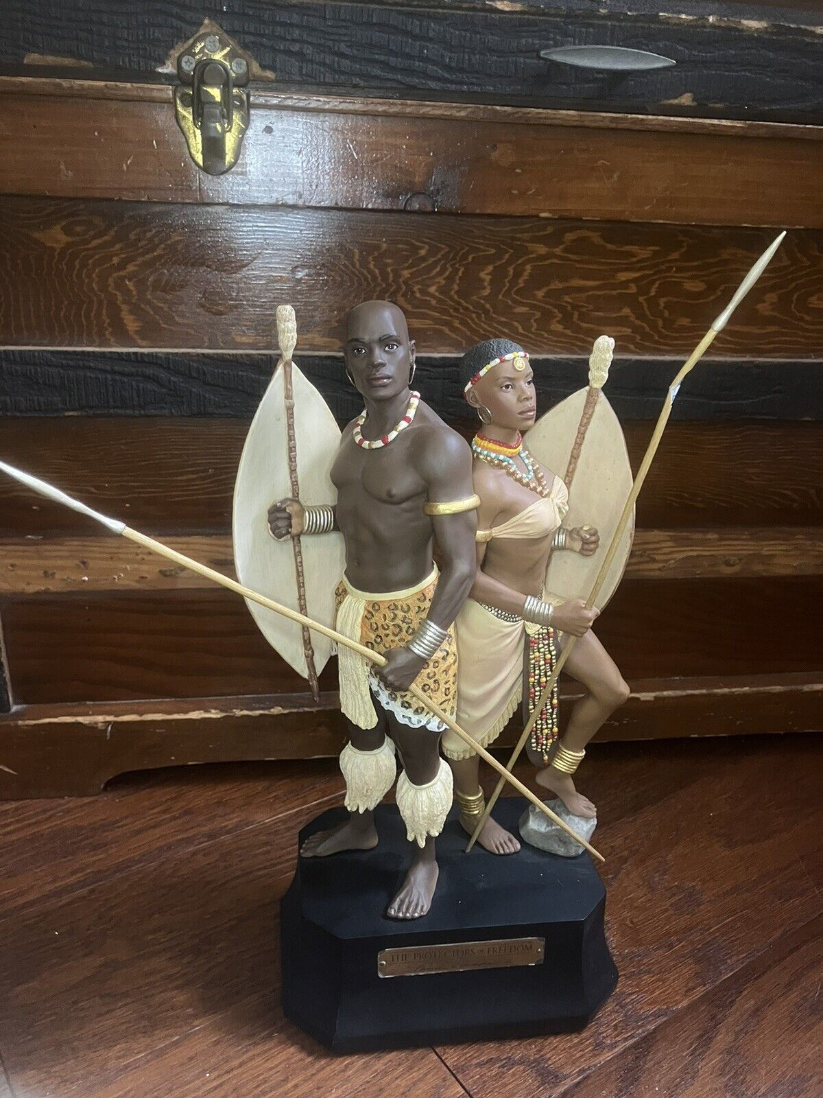 Thomas Blackshear Ebony Visions THE PROTECTORS OF FREEDOM Figurine Statue